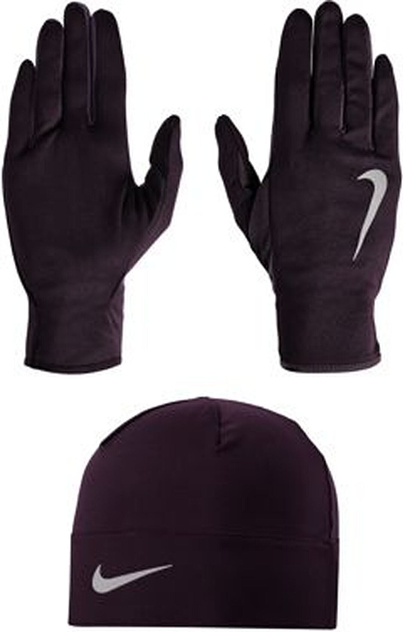 NIKE WOMENS RUN DRY HAT AND GLOV