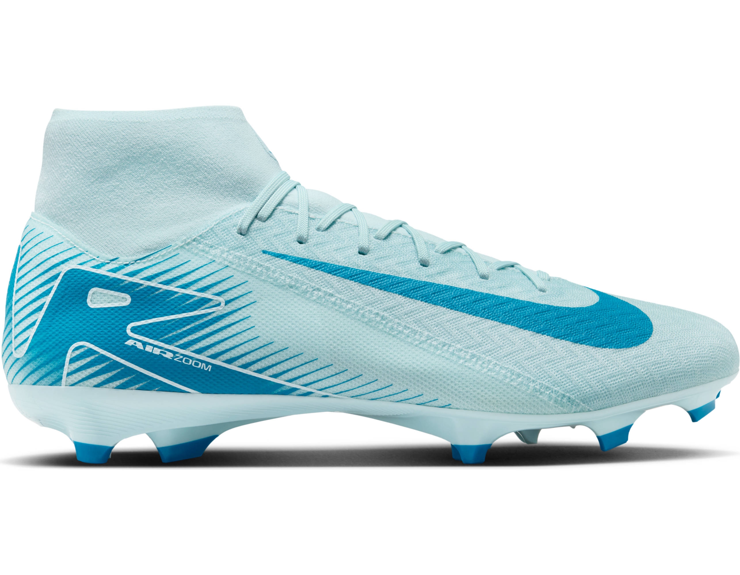 NIKE ZM SUPERFLY 10 ACAD FG/MG GLACIER BLUE/BLUE ORBIT