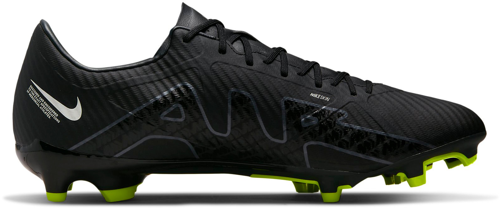 NIKE ZOOM VAPOR 15 ACADEMY FG/MG BLACK/DK SMOKE GREY-SUMMIT