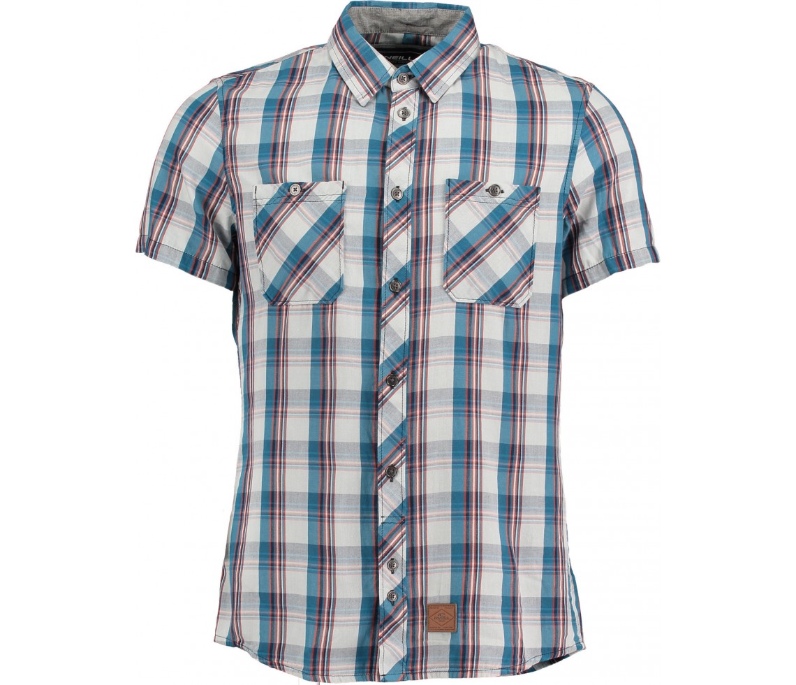 O´NEILL LM ABIDER S/SLV SHIRT BLUE AOP