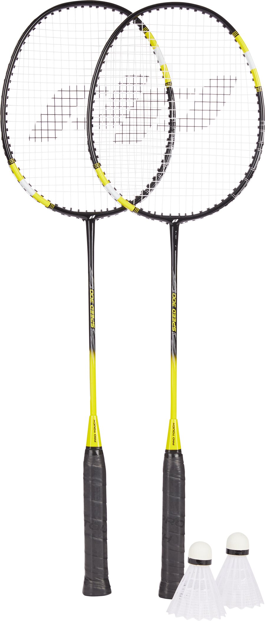 PRO TOUCH Badminton-Set Speed 300 - 2 Ply Set BLACK/YELLOW/WHITE