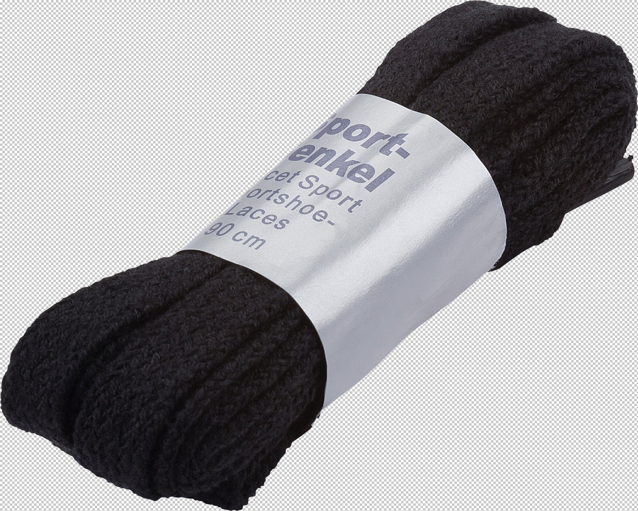 PRO TOUCH Schnürsenkel 90 cm flach schmal SCHWARZ003