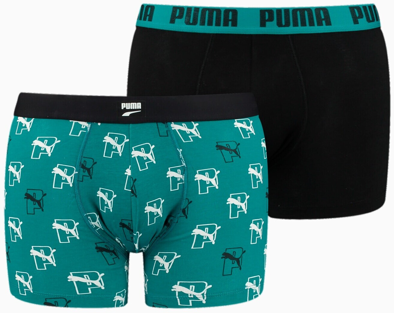 PUMA PUMA MEN CAT AOP BOXER 2P TEAL COMBO