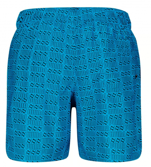 PUMA PUMA SWIM MEN LOGO PRINT MID SHORTS BLUE COMBO – Bild 2