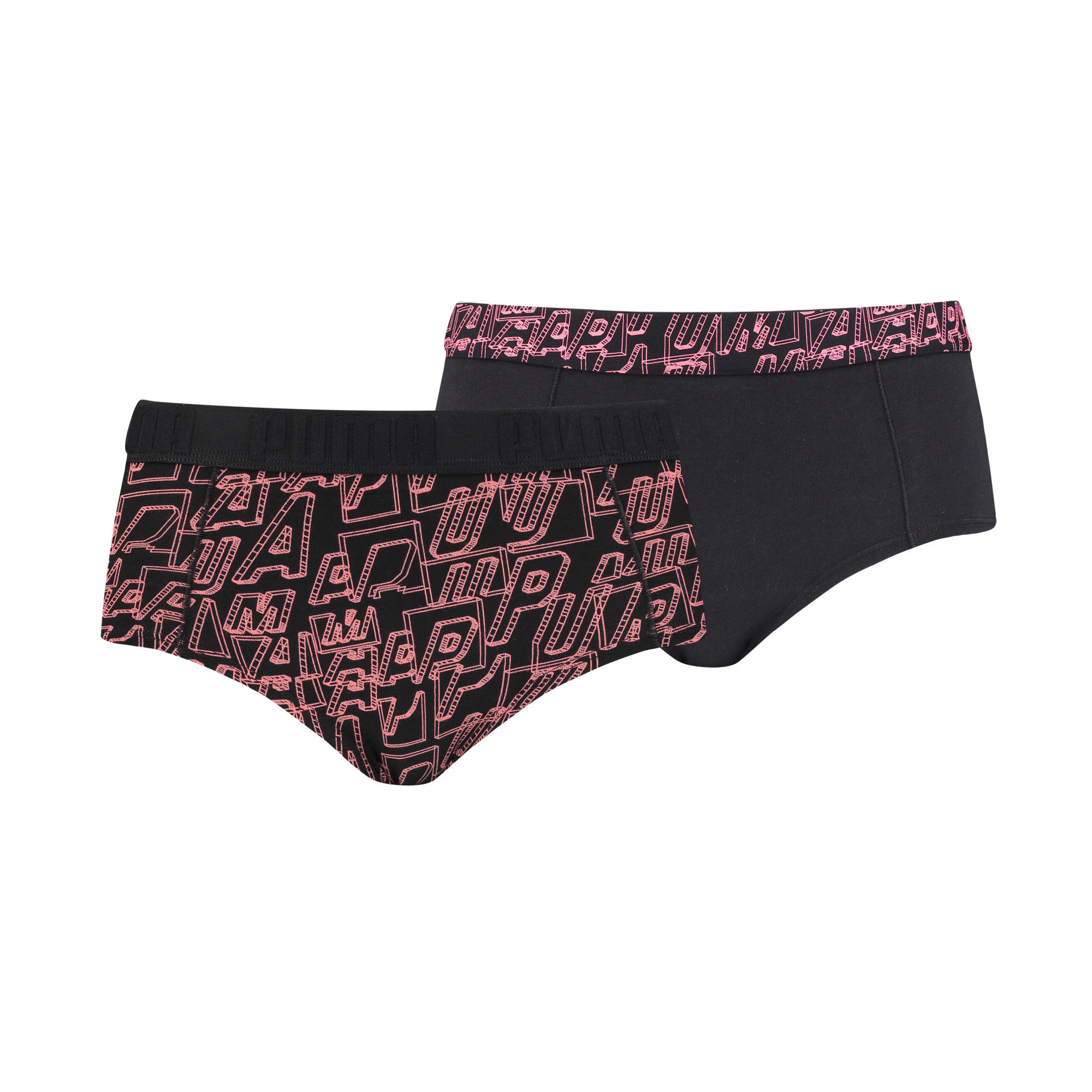 PUMA PUMA WOMEN PRINTED MINI SHORT 2P PA PINK COMBO
