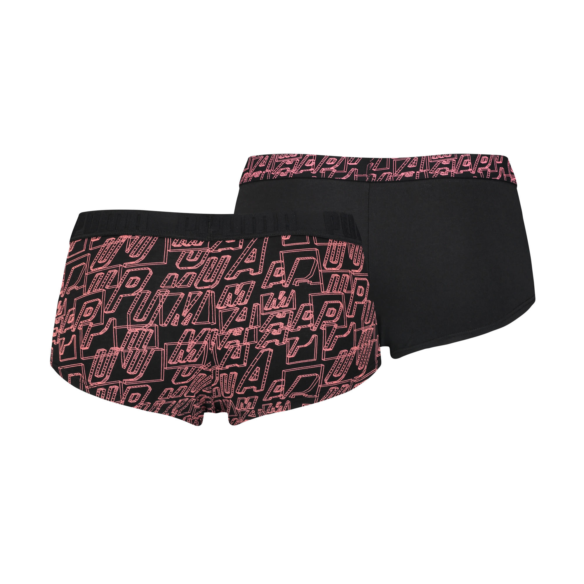 PUMA PUMA WOMEN PRINTED MINI SHORT 2P PA PINK COMBO – Bild 2