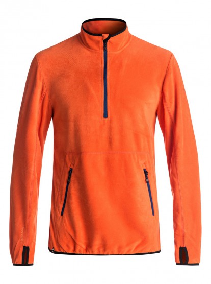 QUIKSILVER COSMO HZ FLEECE M OTLR NMS0 MANDARIN RED
