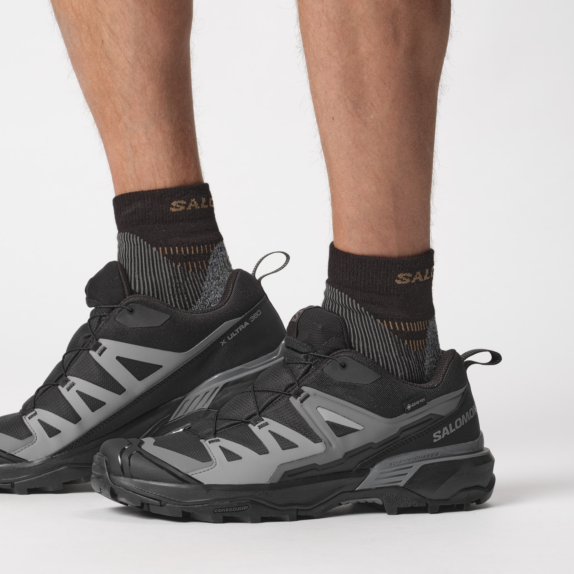 SALOMON SHOES X ULTRA 360 GTX Black/Ma BLACK/MAGNET/QUIET SHADE – Bild 6