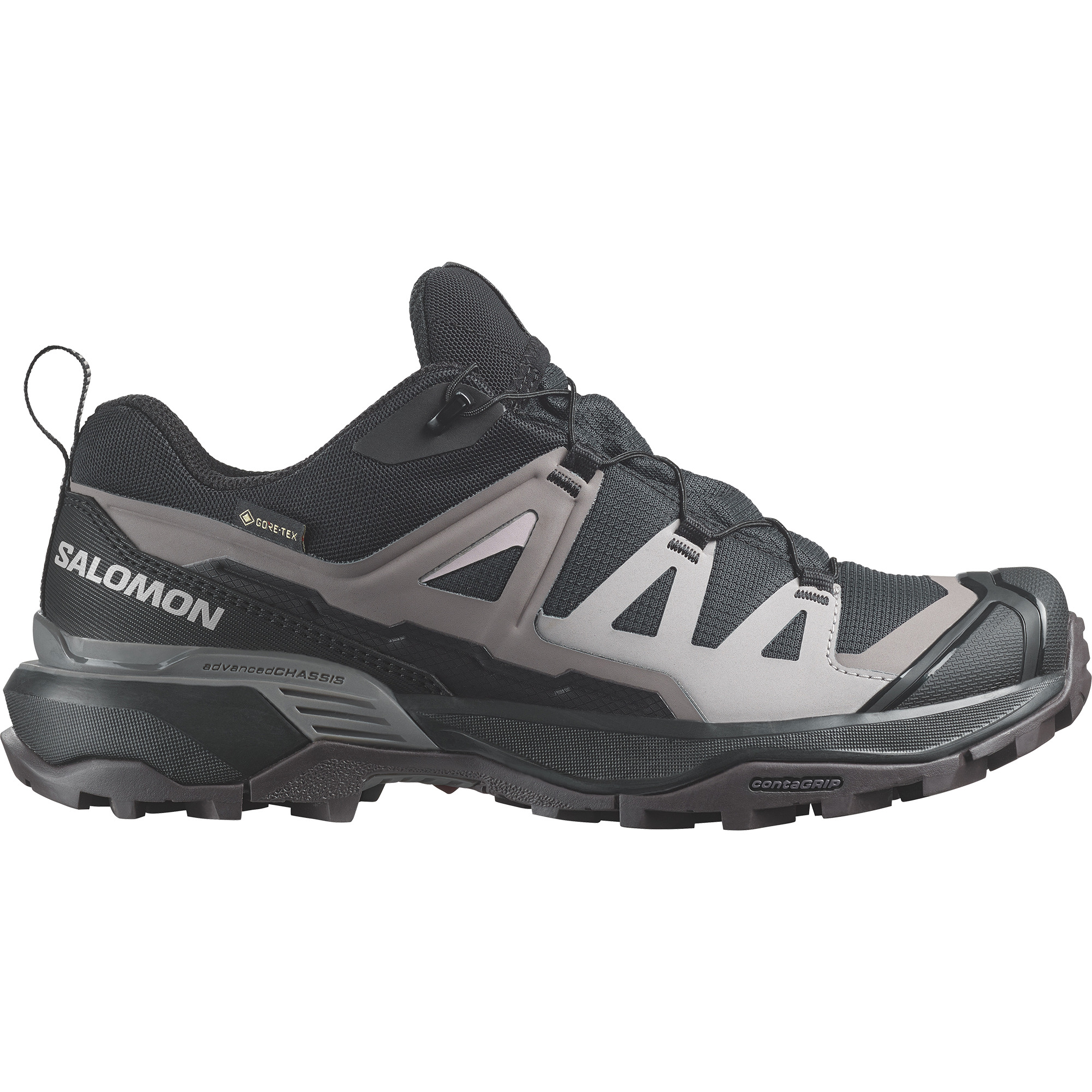 SALOMON SHOES X ULTRA 360 GTX W Black/ BLACK/PLUM KITTEN/SHALE