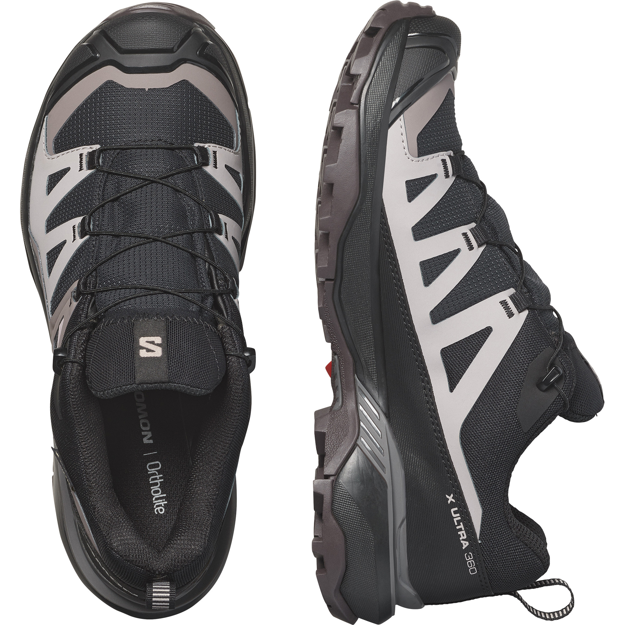 SALOMON SHOES X ULTRA 360 GTX W Black/ BLACK/PLUM KITTEN/SHALE – Bild 4