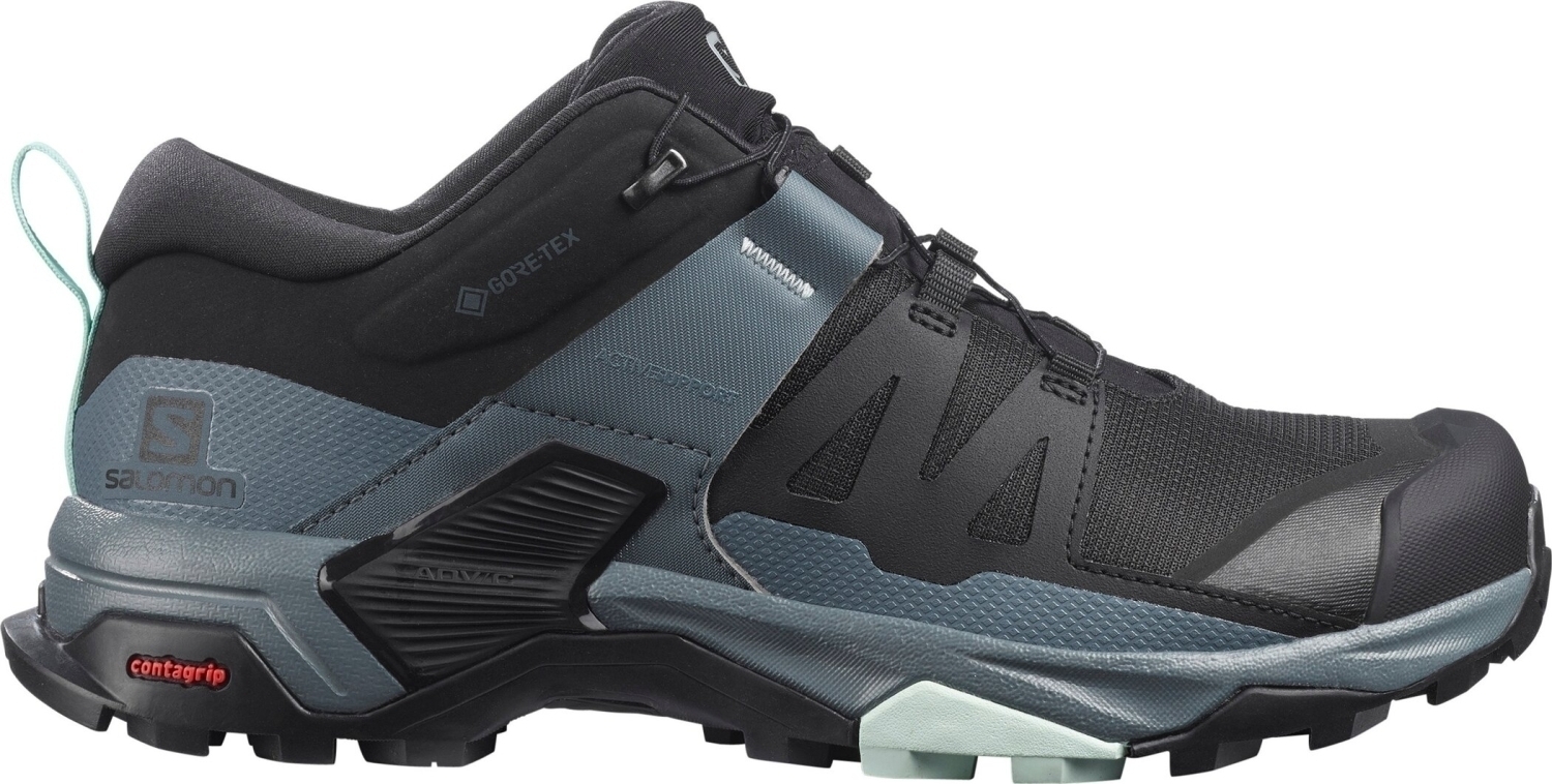 SALOMON SHOES X ULTRA 4 GTX W Black/St BLACK/STORMY WEATHER/OPAL BLUE