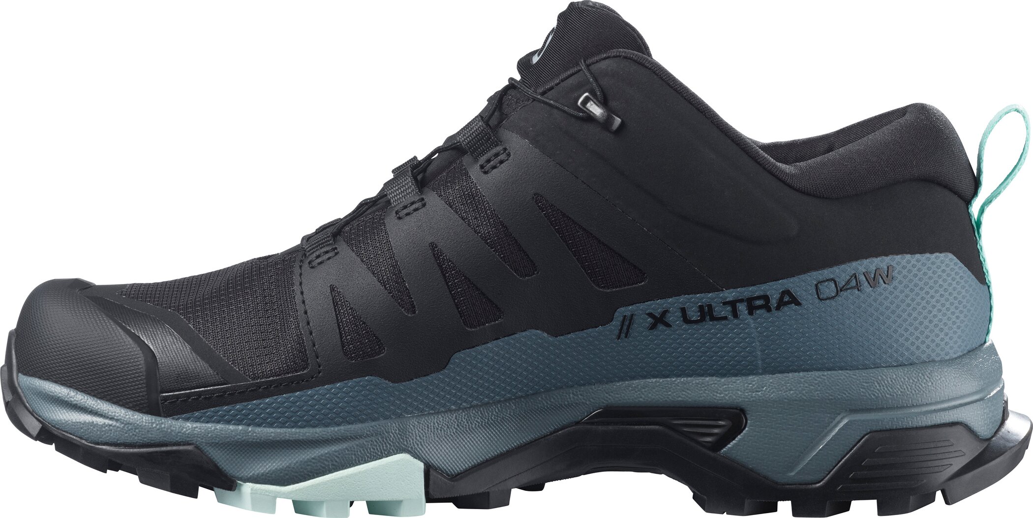 SALOMON SHOES X ULTRA 4 GTX W Black/St BLACK/STORMY WEATHER/OPAL BLUE – Bild 2
