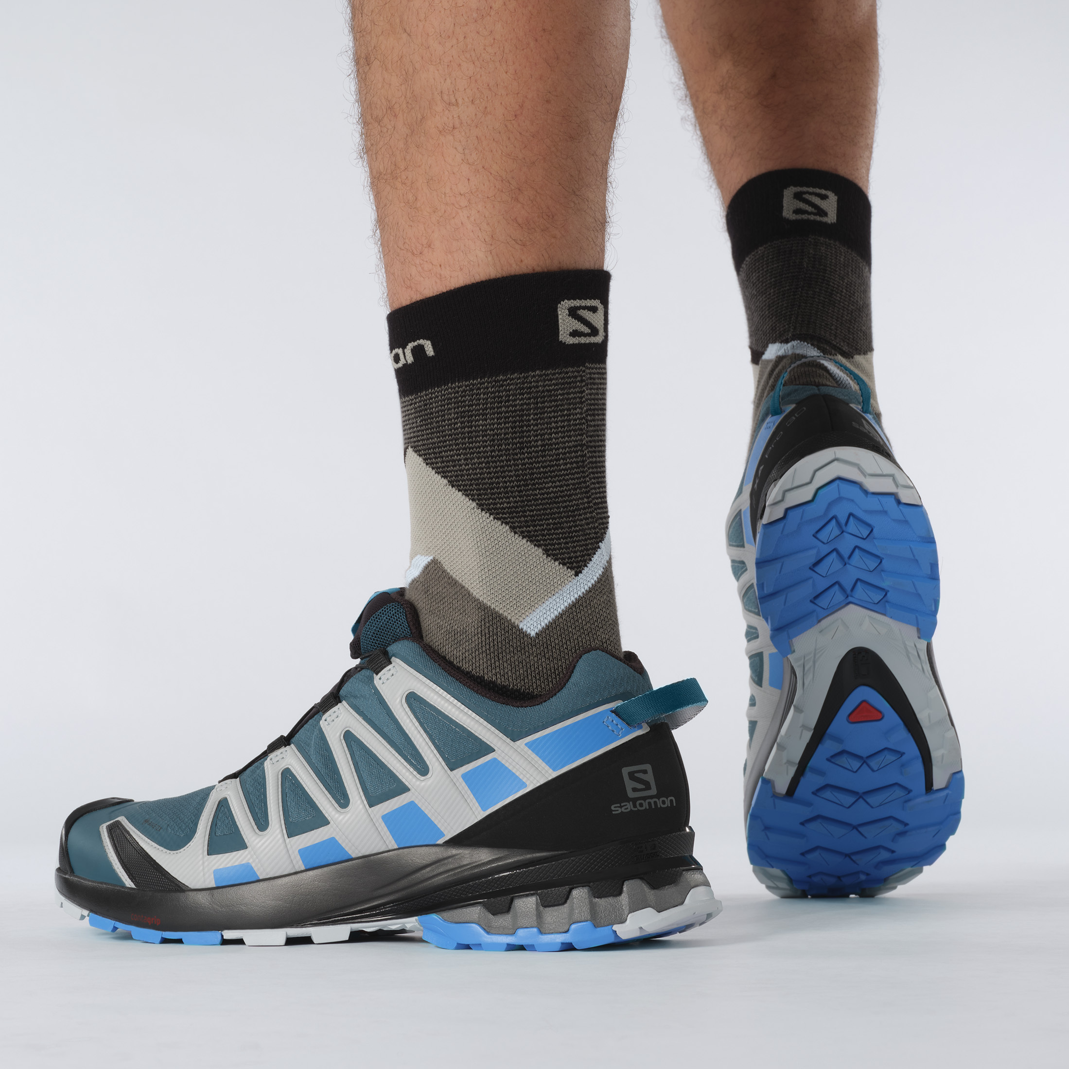 SALOMON SHOES XA PRO 3D v8 GTX Legion/Blith LEGION BLUE/BLITHE/PEARL B – Bild 2