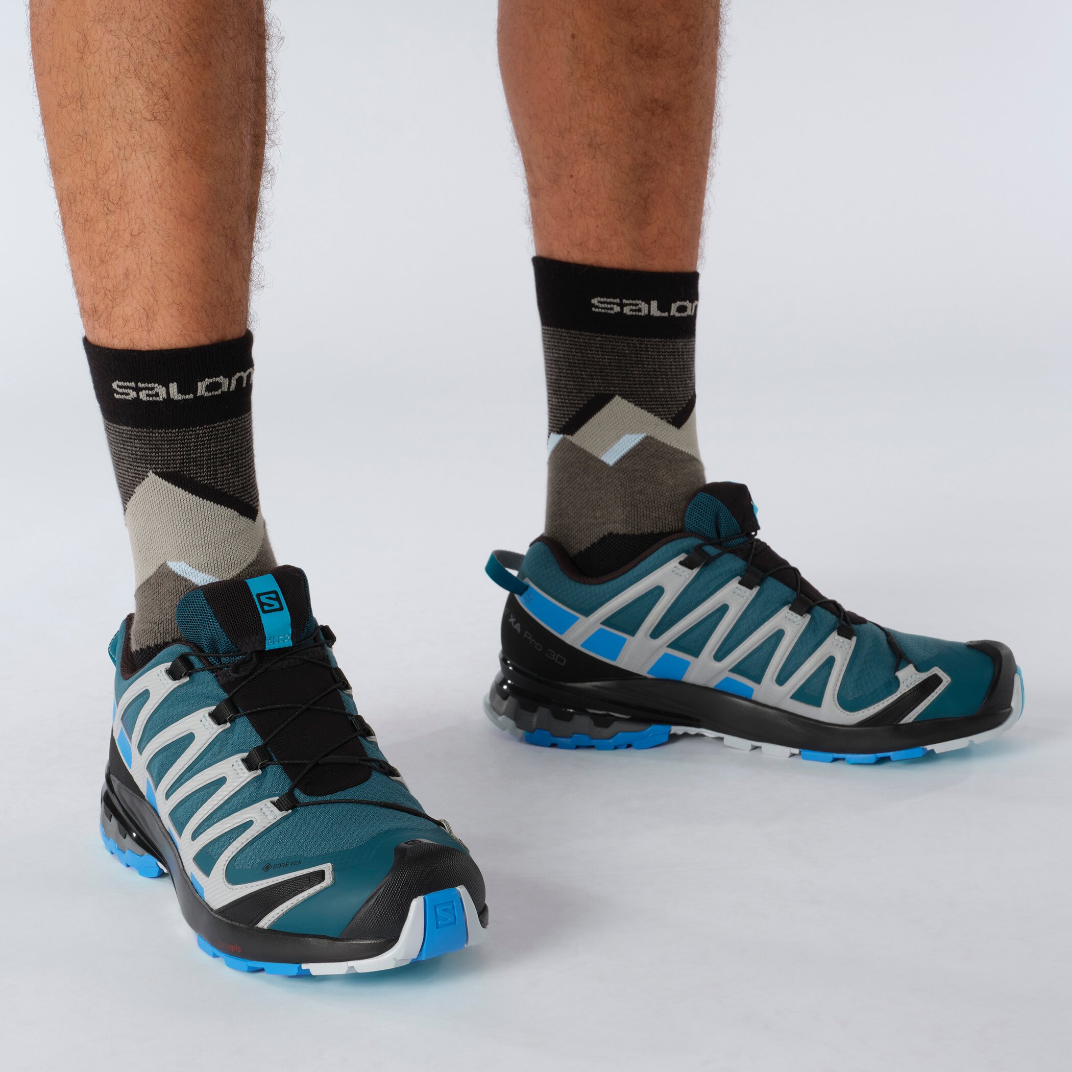 SALOMON SHOES XA PRO 3D v8 GTX Legion/Blith LEGION BLUE/BLITHE/PEARL B – Bild 4