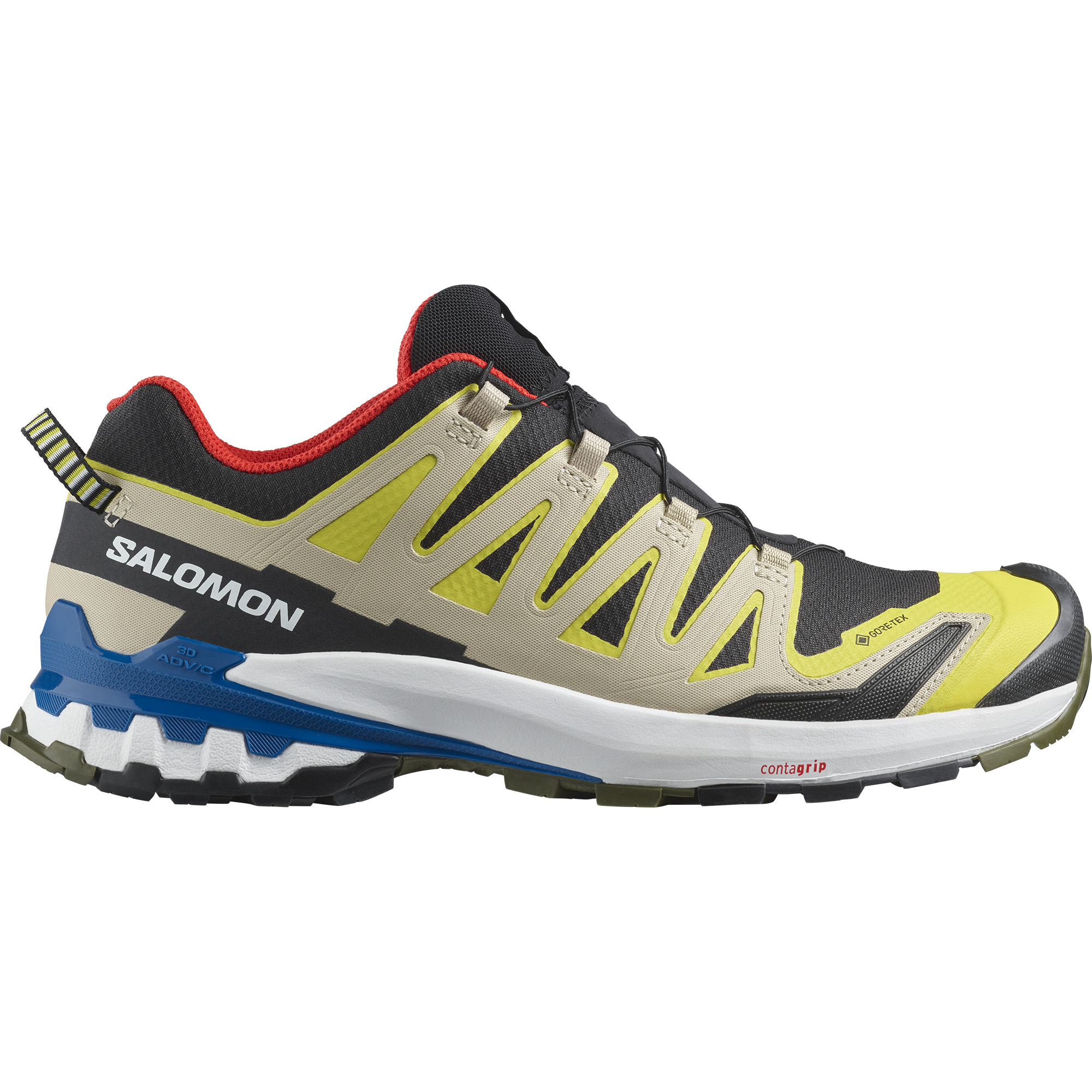 SALOMON SHOES XA PRO 3D V9 GTX Black/Butter BLACK/BUTTERCUP/LAPIS BLUE