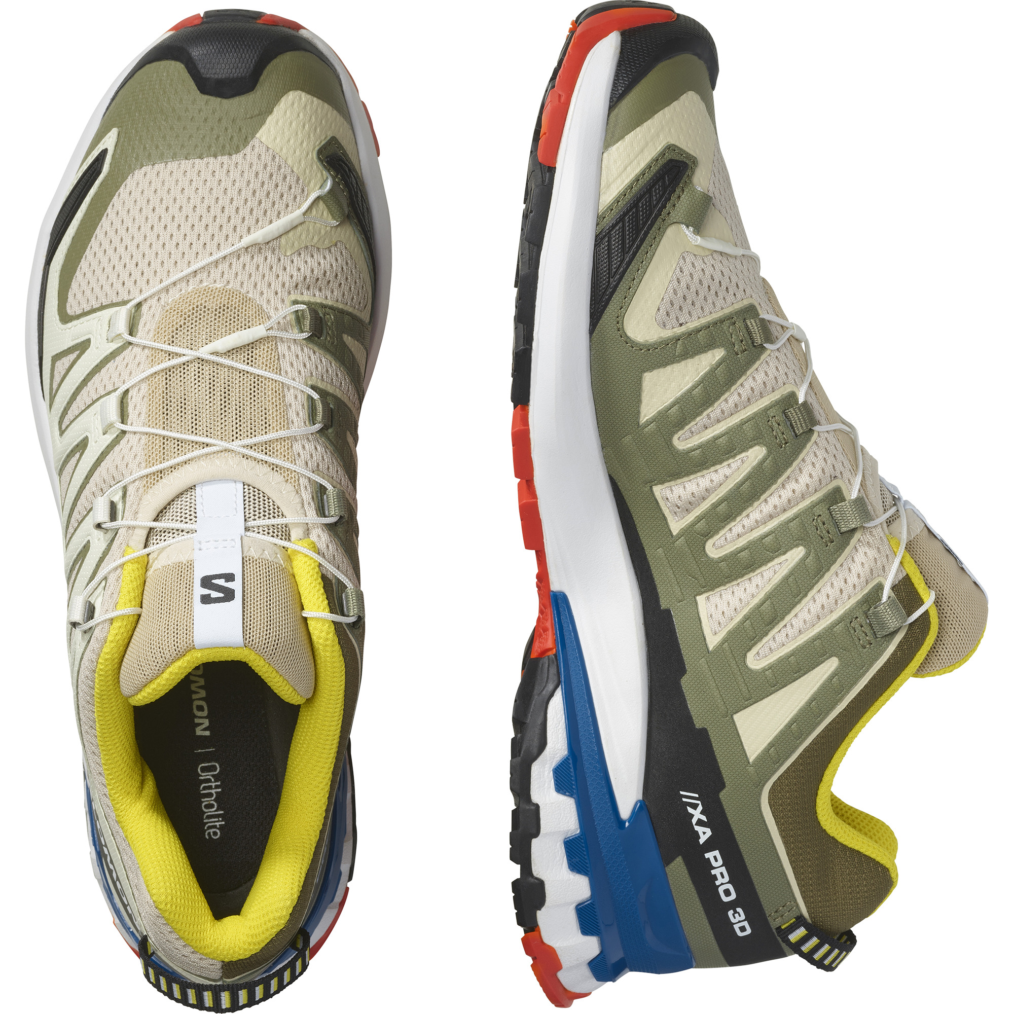 SALOMON SHOES XA PRO 3D V9 Rainy Day/White/ RAINY DAY/WHITE/LAPIS BLUE – Bild 10