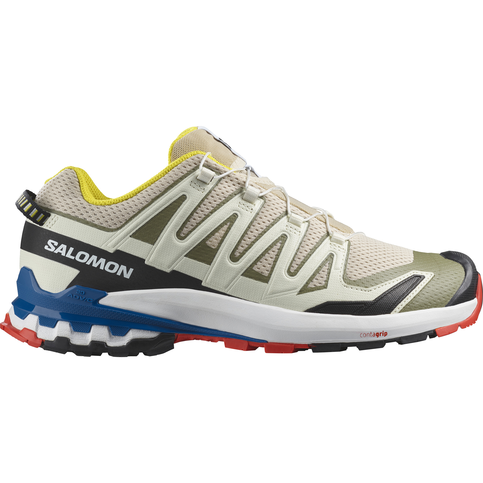 SALOMON SHOES XA PRO 3D V9 Rainy Day/White/ RAINY DAY/WHITE/LAPIS BLUE