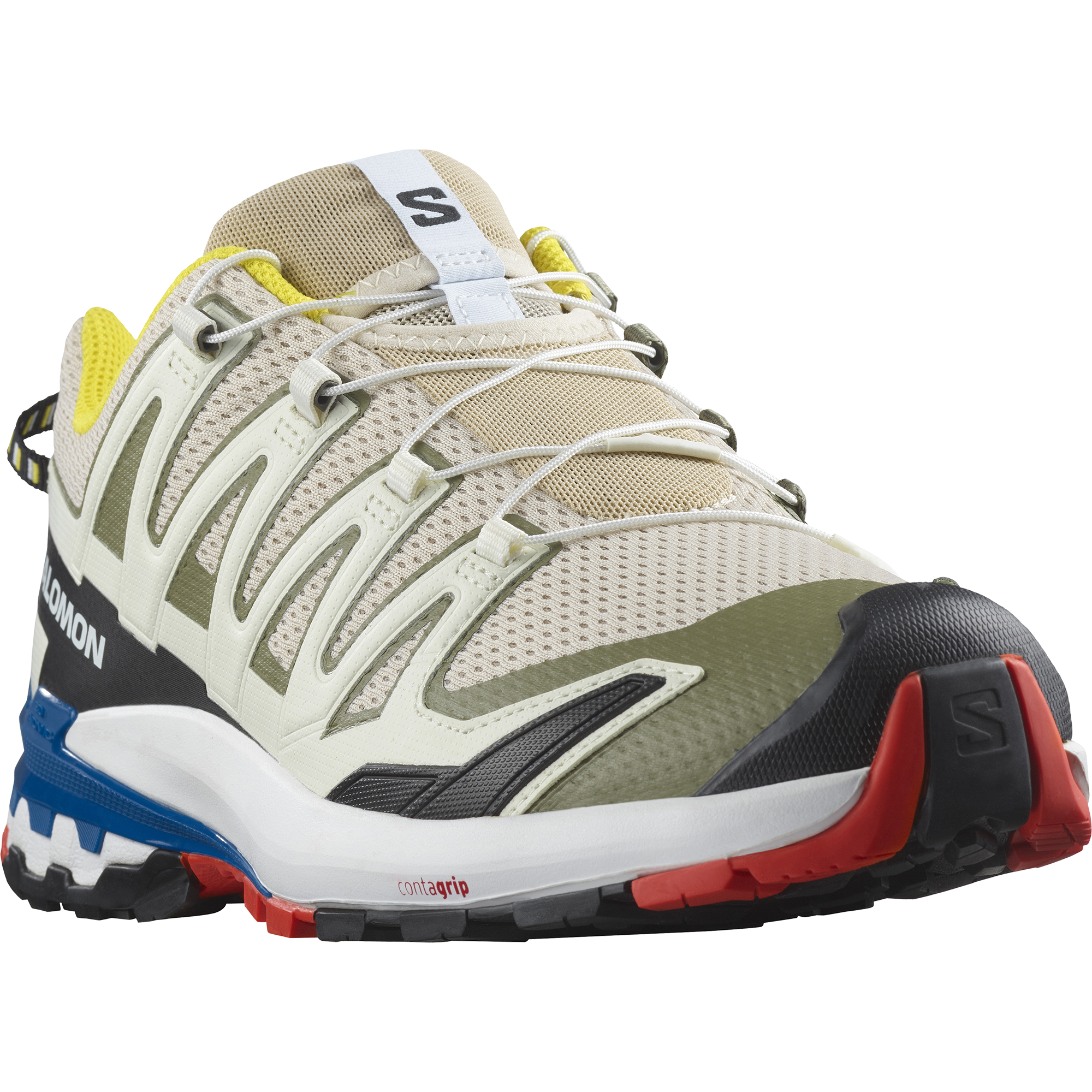 SALOMON SHOES XA PRO 3D V9 Rainy Day/White/ RAINY DAY/WHITE/LAPIS BLUE – Bild 2