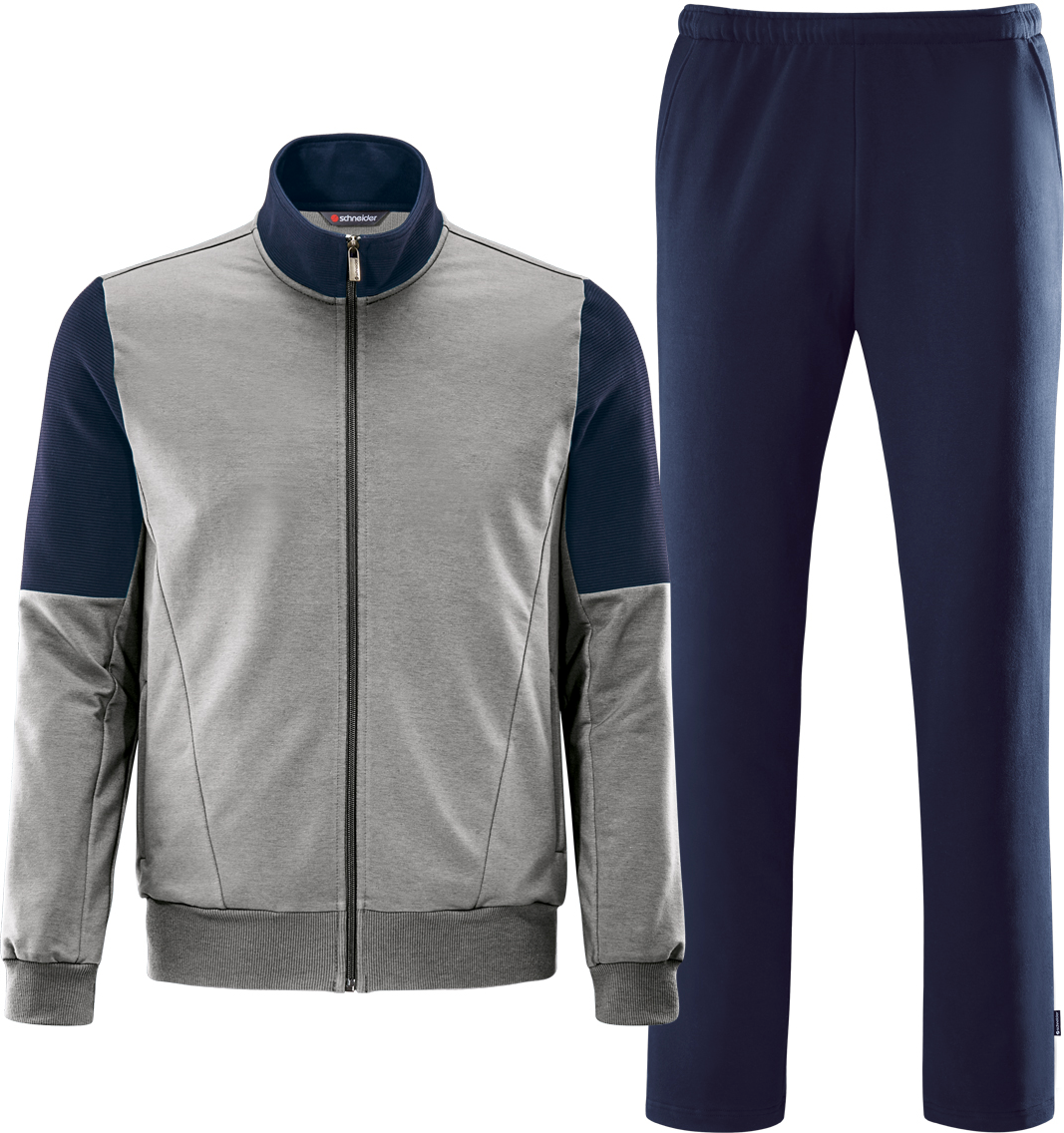 SCHNEIDER SPORTSWEAR CAYM-Anzug STAHL-MEL./DUNKELBLAU