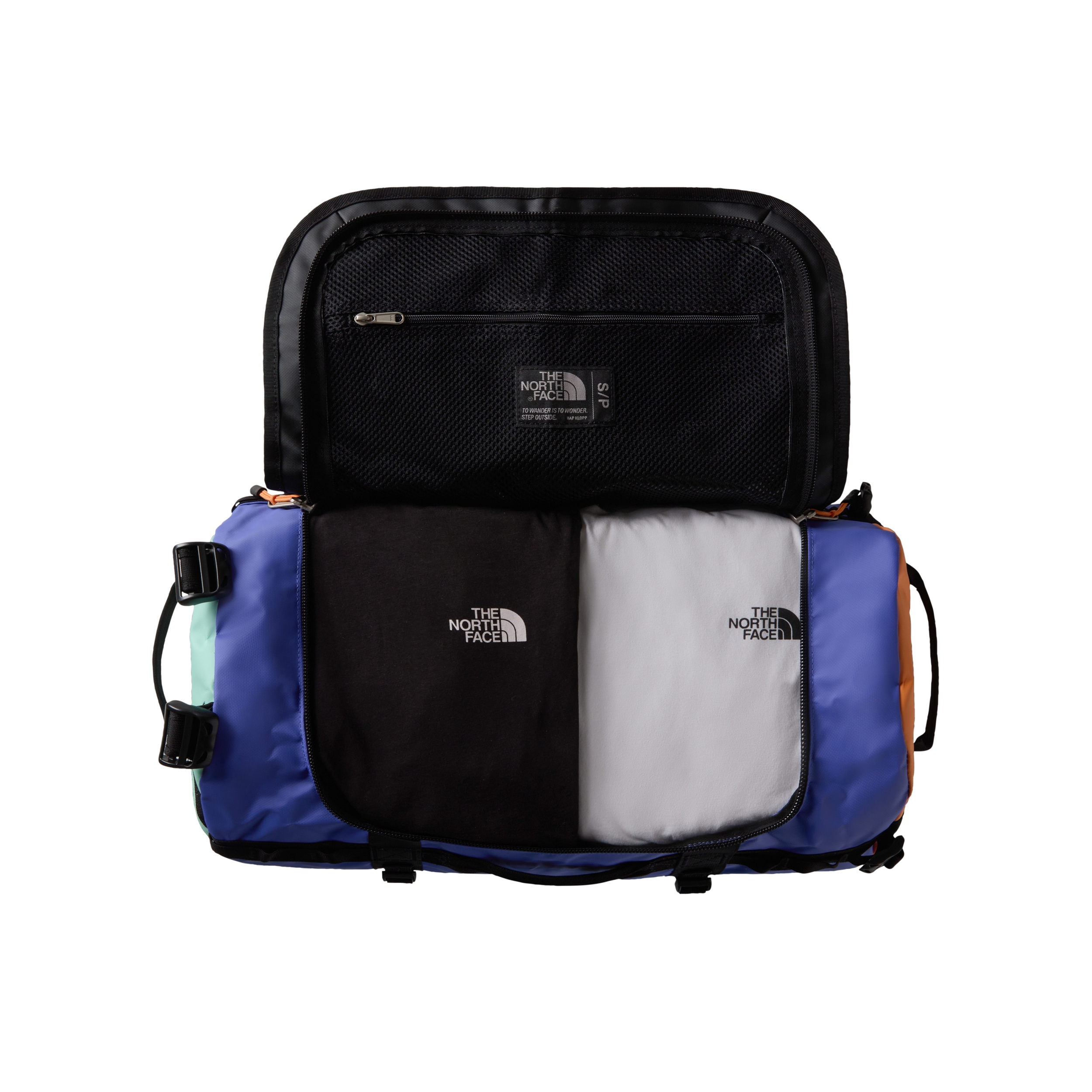THE NORTH FACE BASE CAMP DUFFEL - S INDIGO PLUM-BRIGHT FOAM – Bild 3