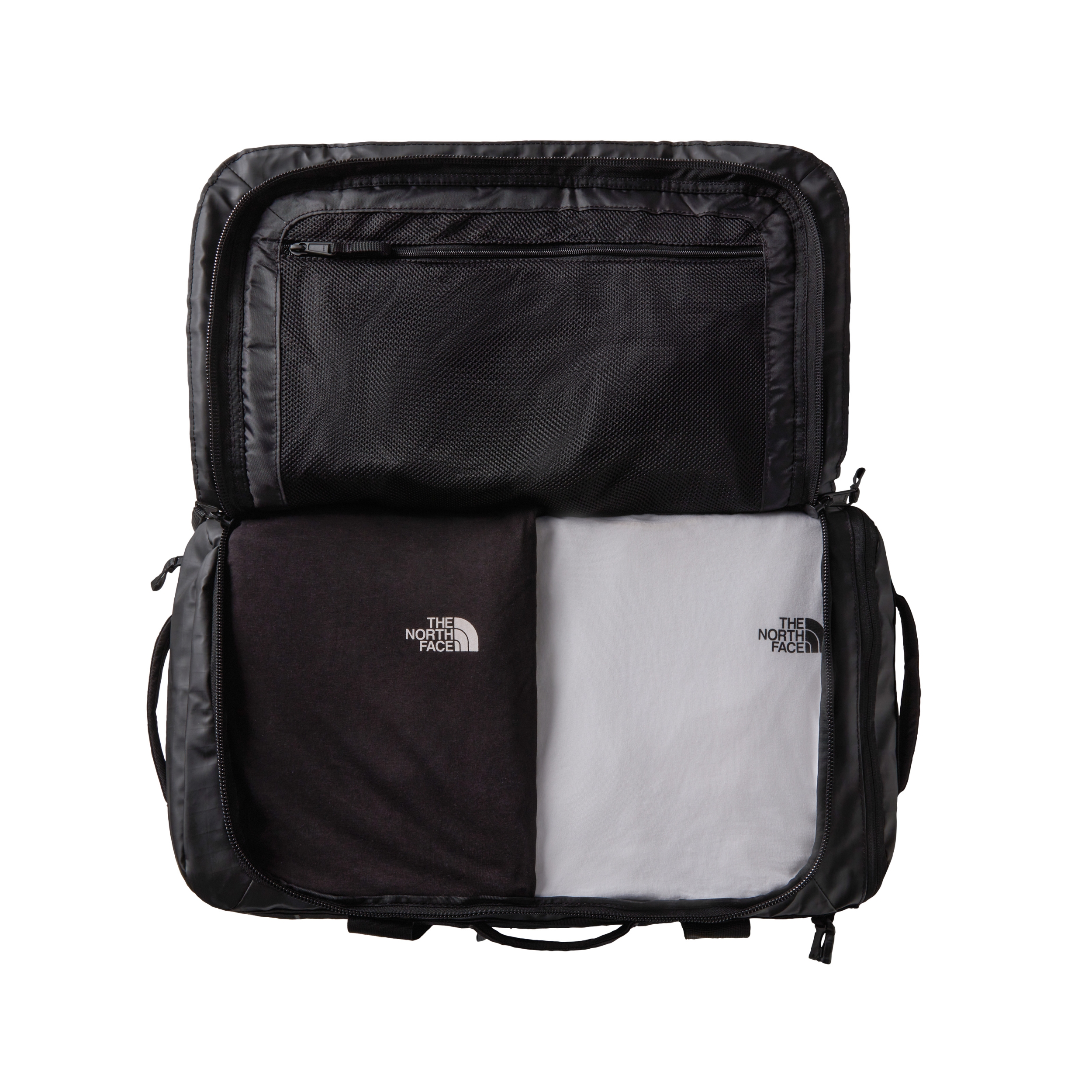 THE NORTH FACE BASE CAMP VOYAGER DUFFEL 42L TNF BLACK/ASPHALT GREY – Bild 3
