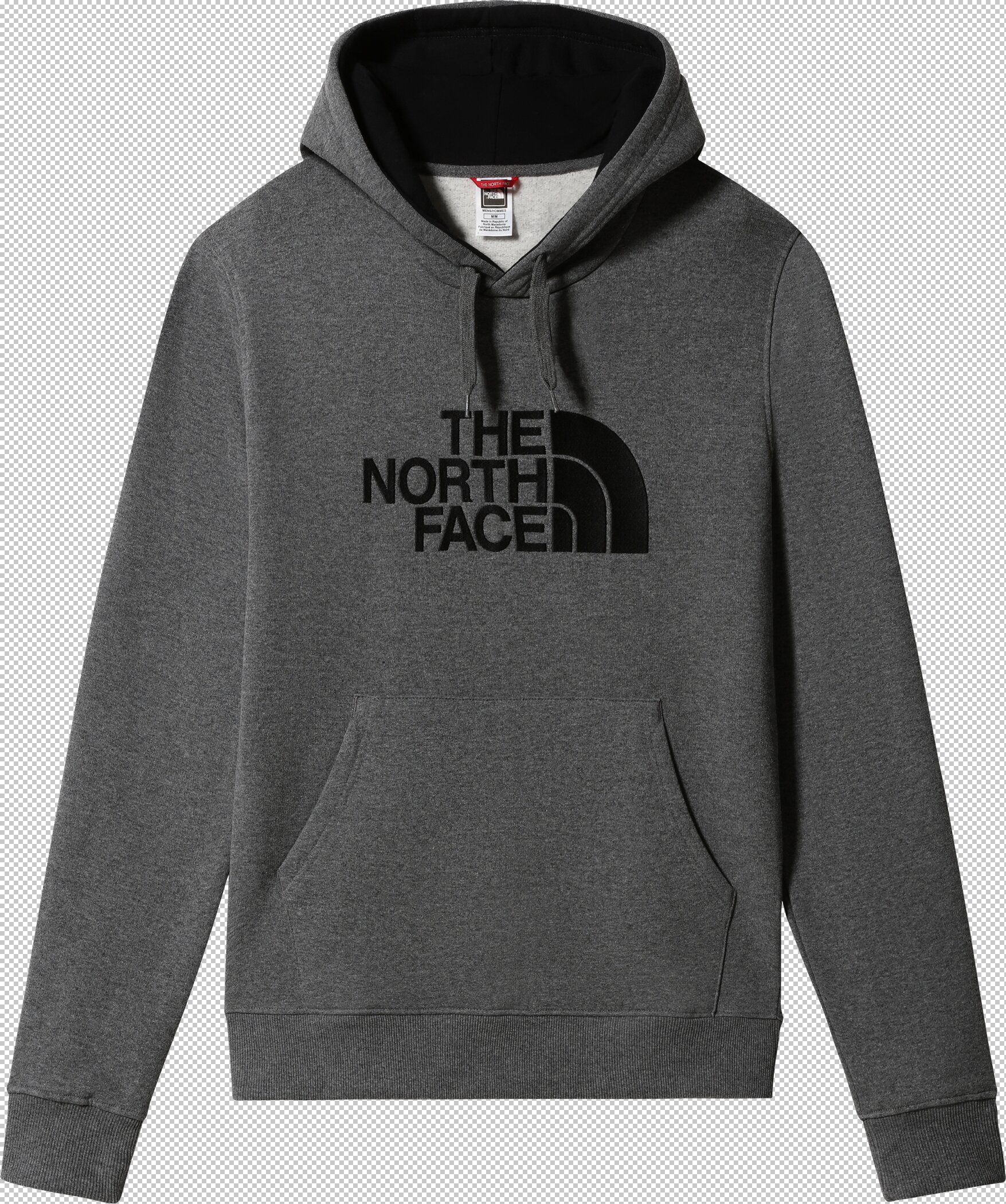 THE NORTH FACE M DREW PEAK PULLOVER HOODIE - EU TNFMDMGRYHTR(STD)/TNFBLCK