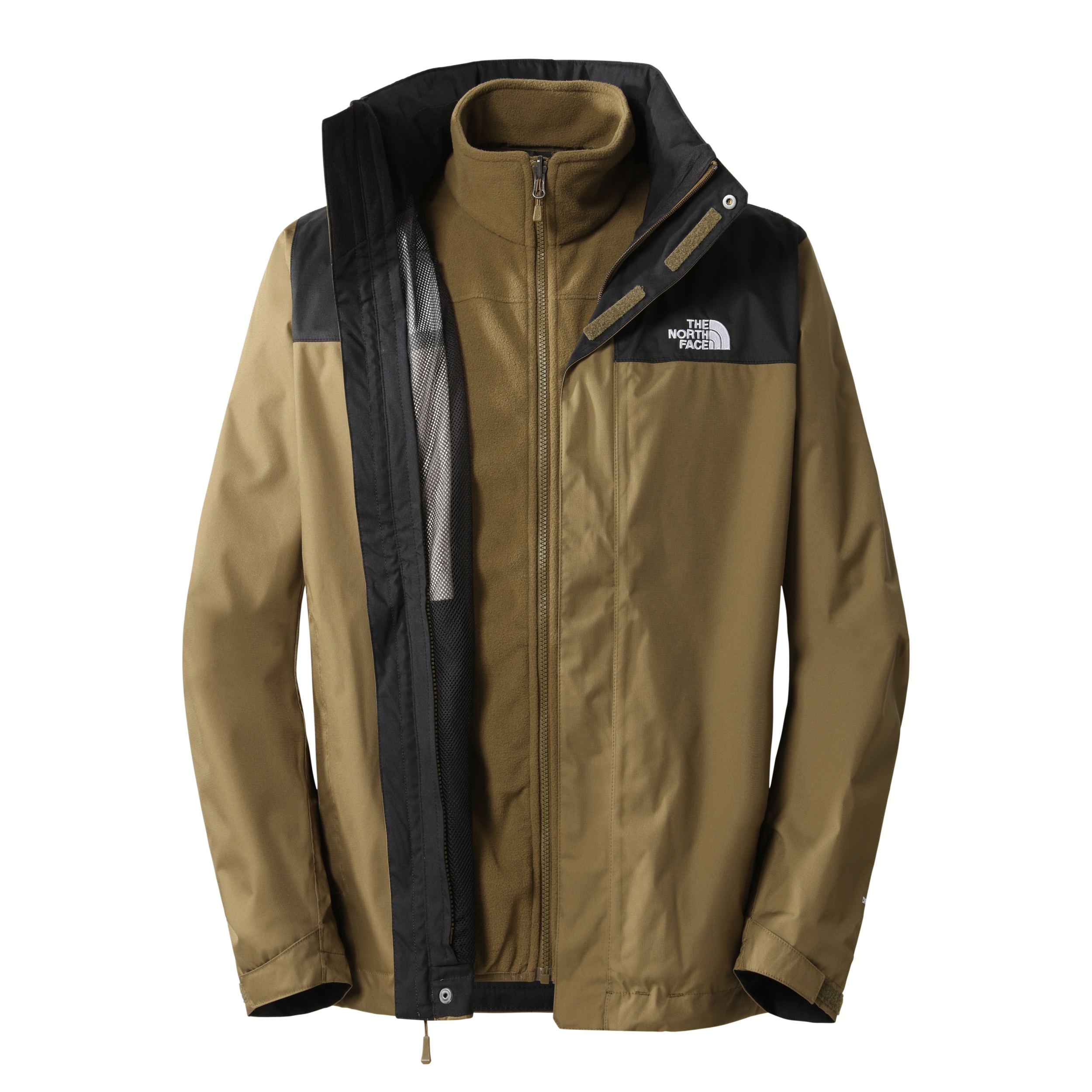 THE NORTH FACE M EVOLVE II TRICLIMATE JACKET MILITARY OLIVE-TNF BLACK