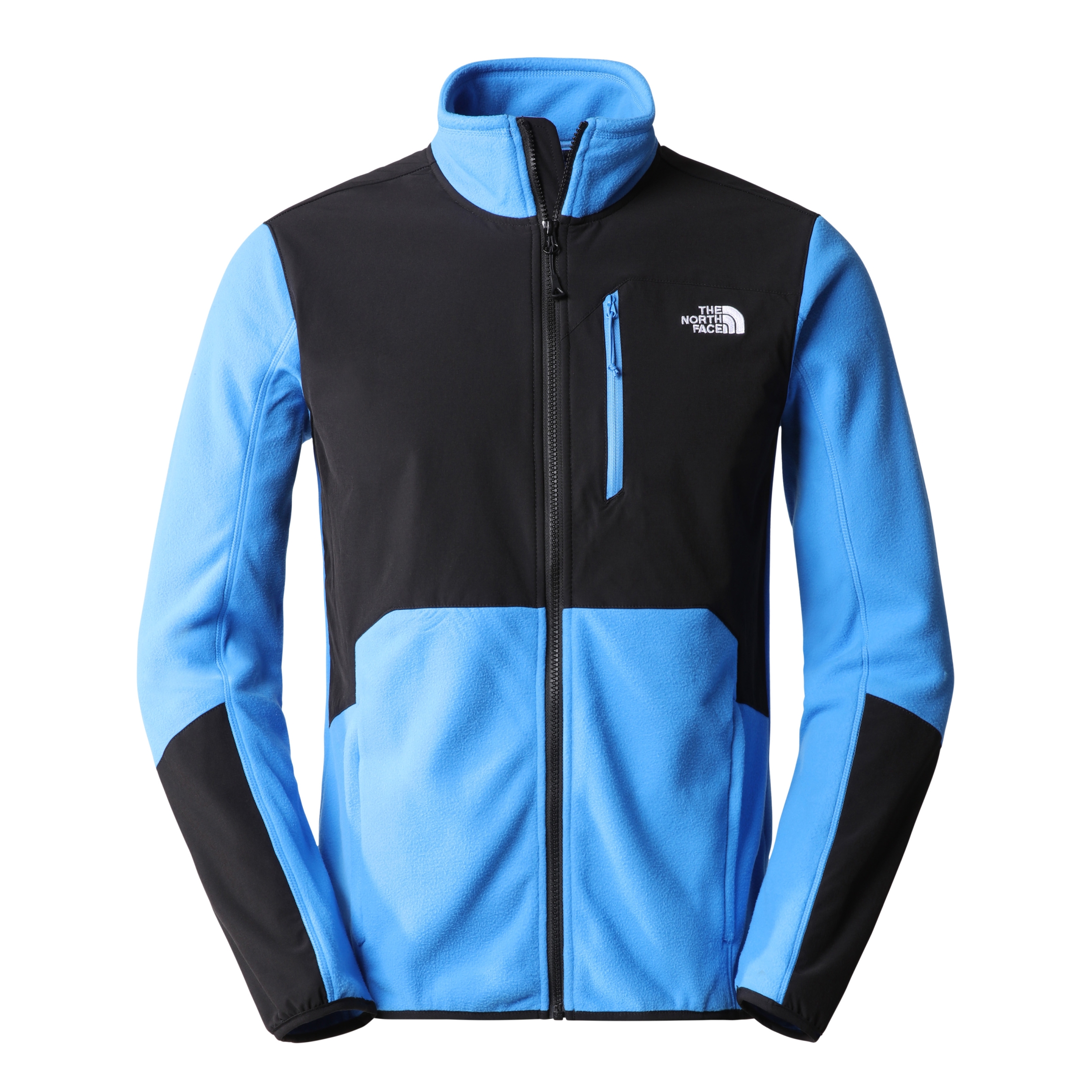 THE NORTH FACE M GLACIER PRO FULL ZIP - EU SUPER SONIC BLUE/TNFBLACK