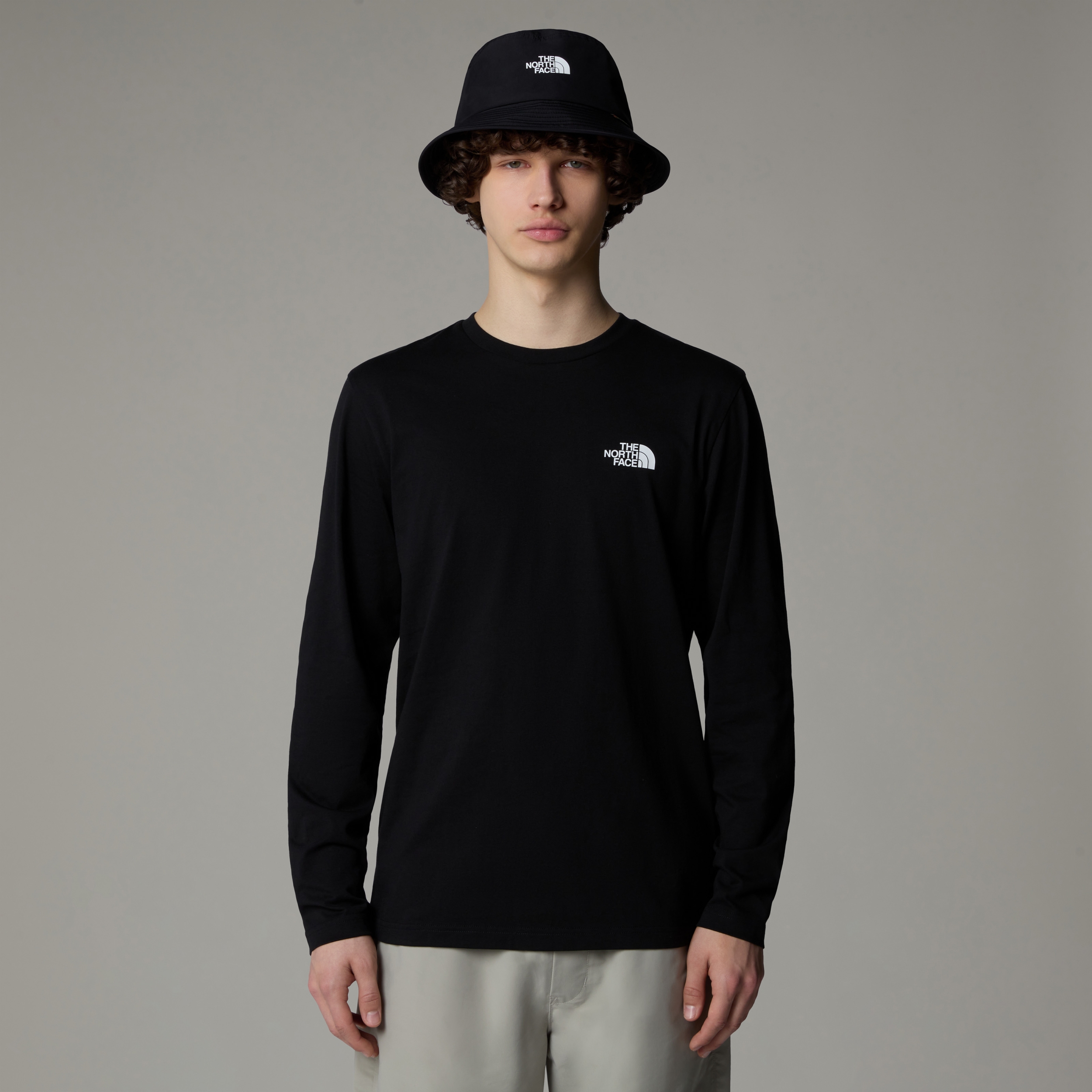 THE NORTH FACE M L/S SIMPLE DOME TEE TNF BLACK