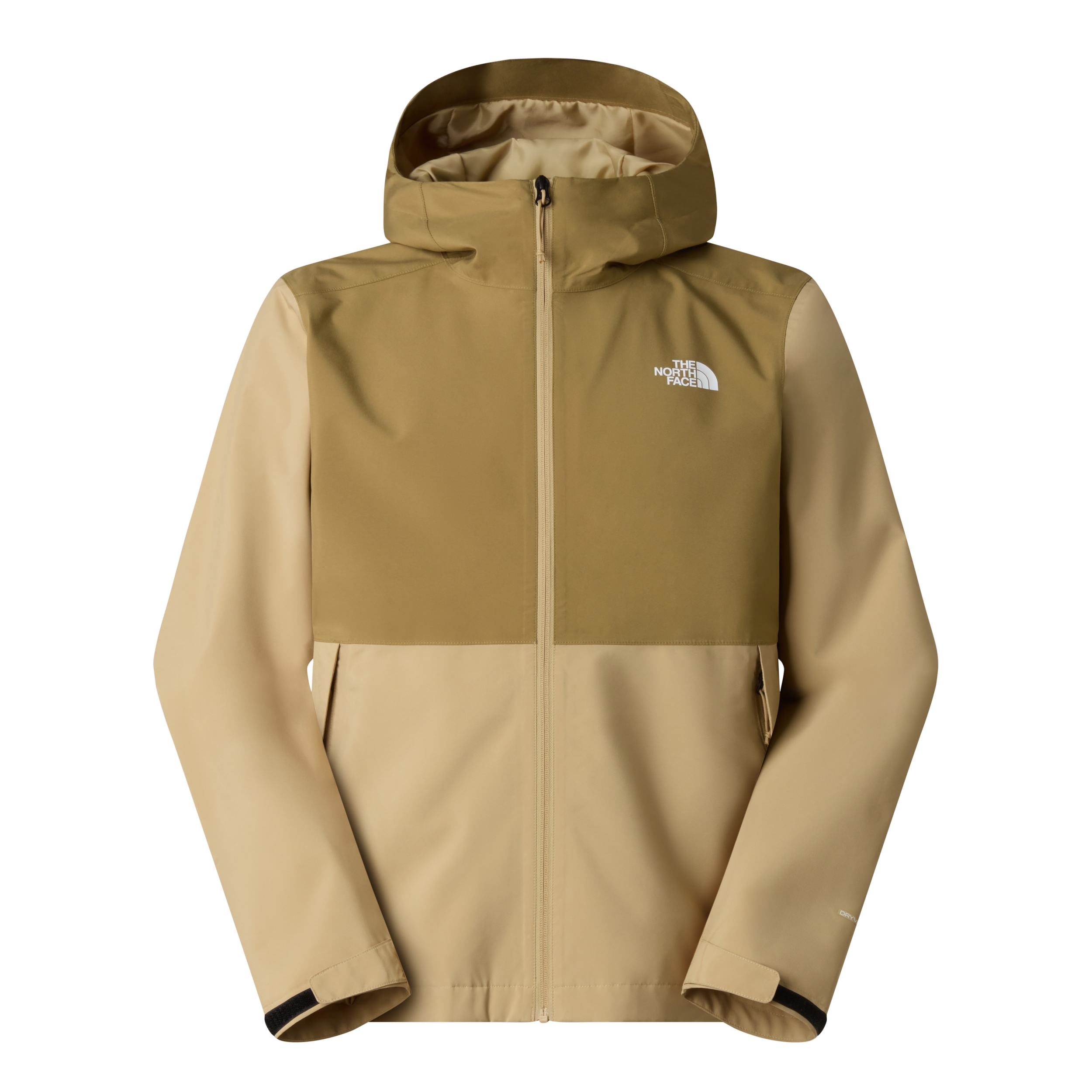 THE NORTH FACE M ODLES RAIN JACKET KHAKI STONE/CEDAR