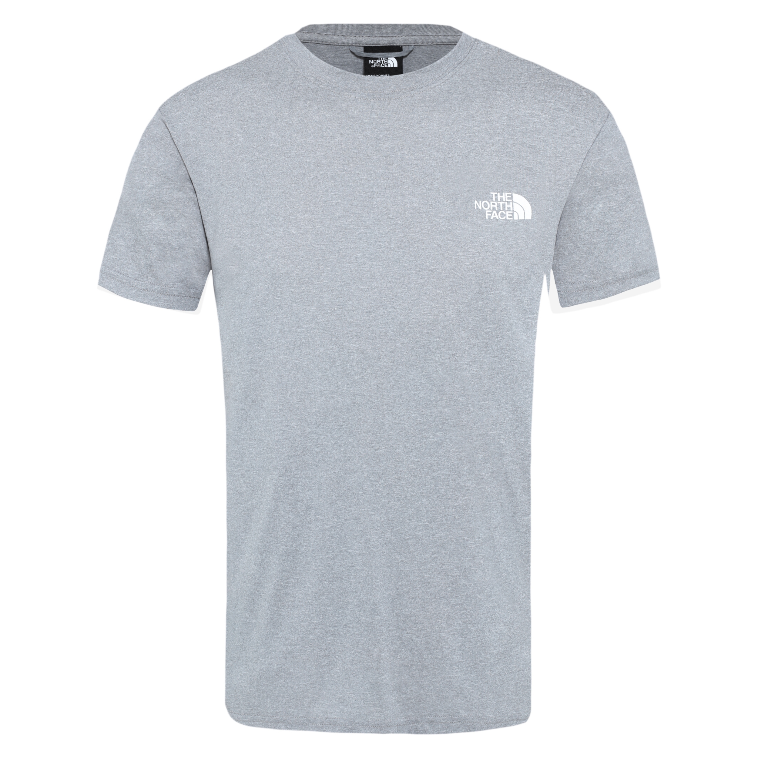 THE NORTH FACE M REAXION RED BOX TEE - EU MID GREY HEATHER