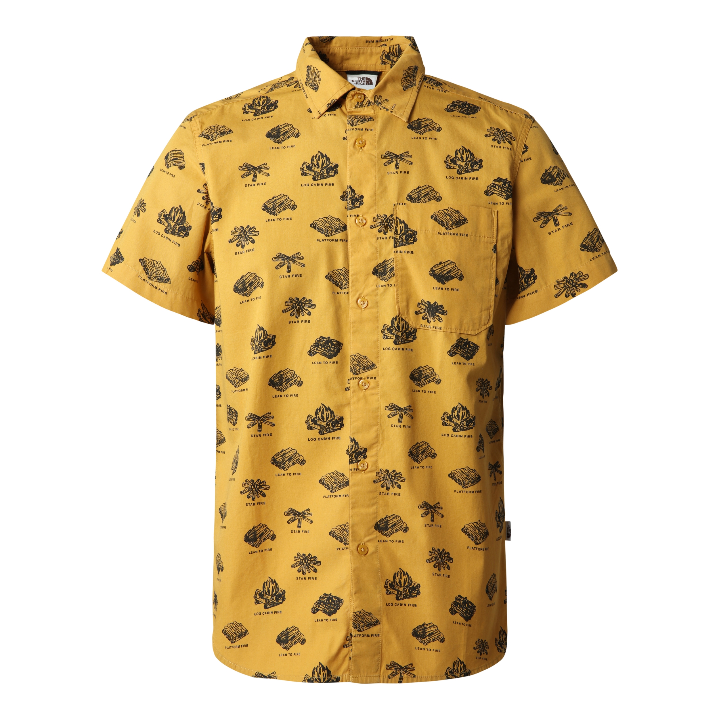 THE NORTH FACE M S/S BAYTRAIL PATTERN SHIRT ARROWWOODYLWCAMPFIREPRINT