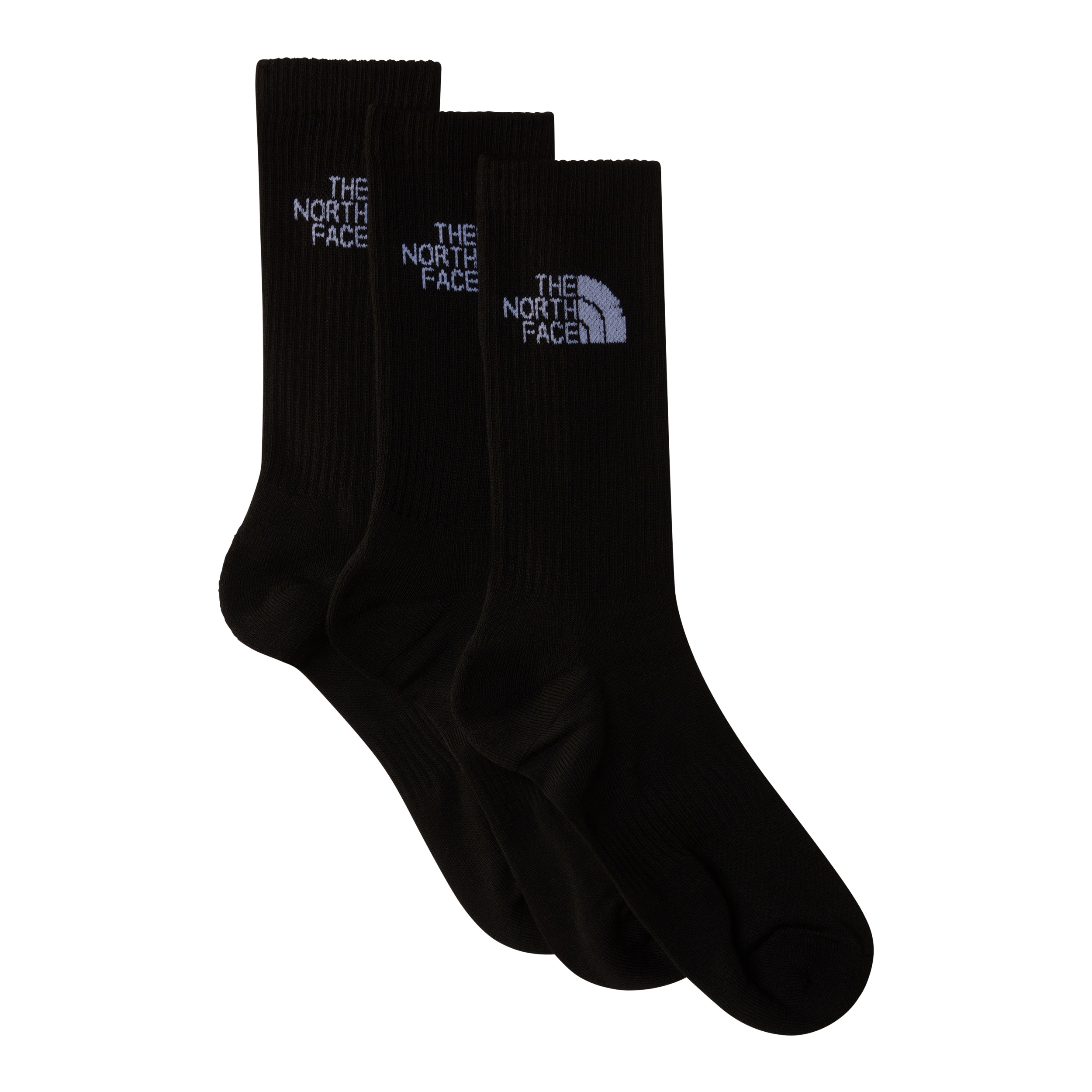 THE NORTH FACE MULTI SPORT CUSH CREW SOCK 3P TNF BLACK