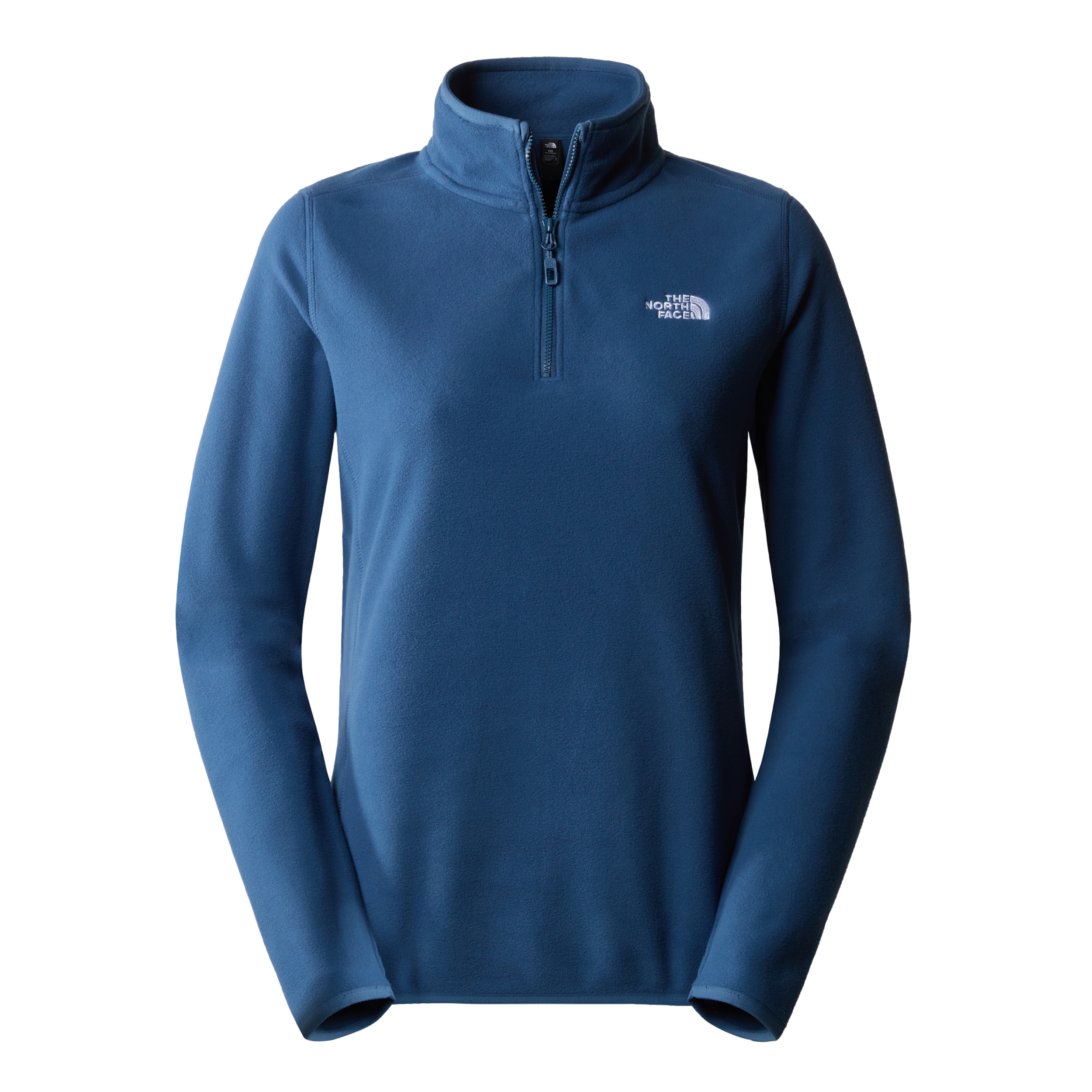 THE NORTH FACE W 100 GLACIER 1/4 ZIP - EU SHADY BLUE