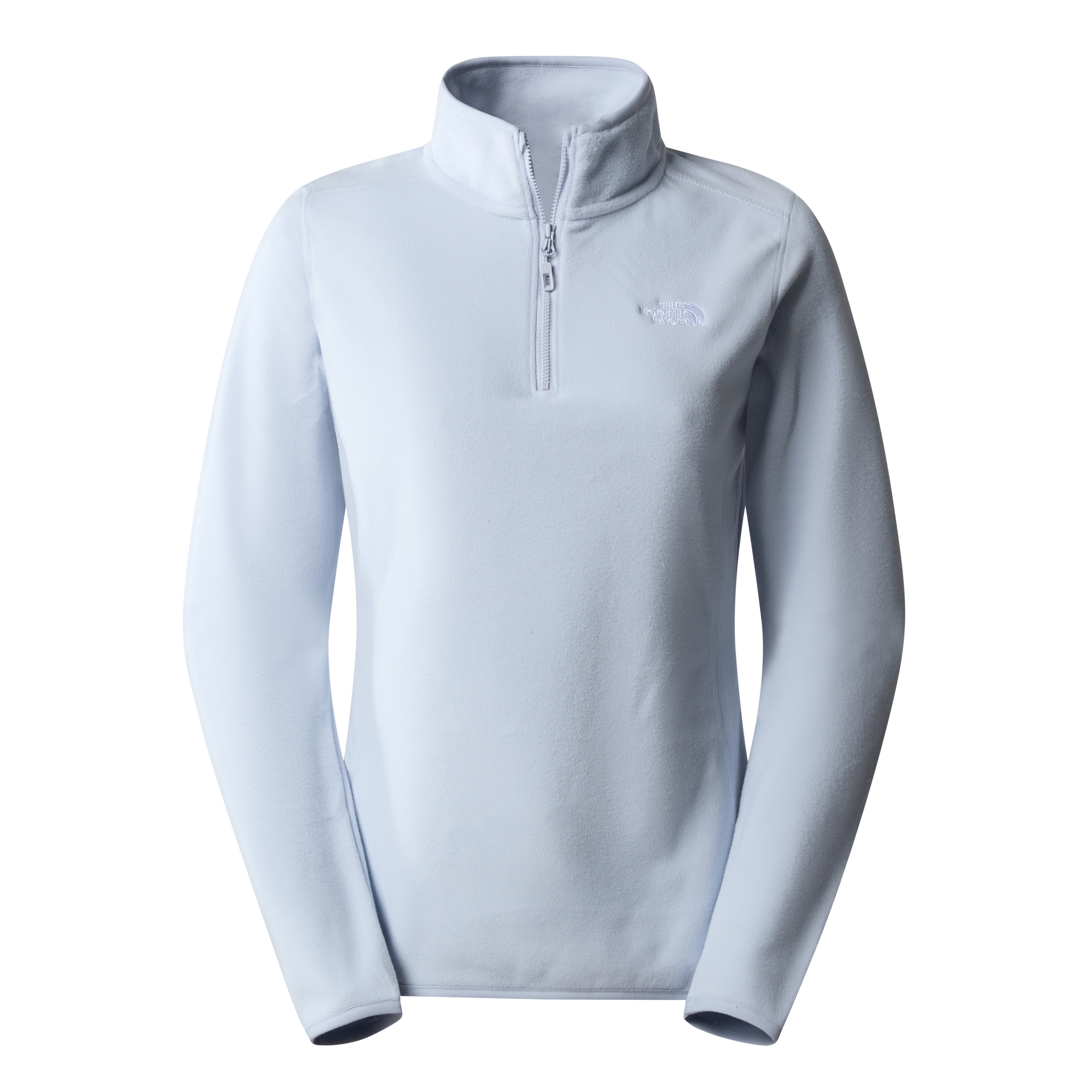 THE NORTH FACE W 100 GLACIER 1/4 ZIP - EU DUSTY PERIWINKLE