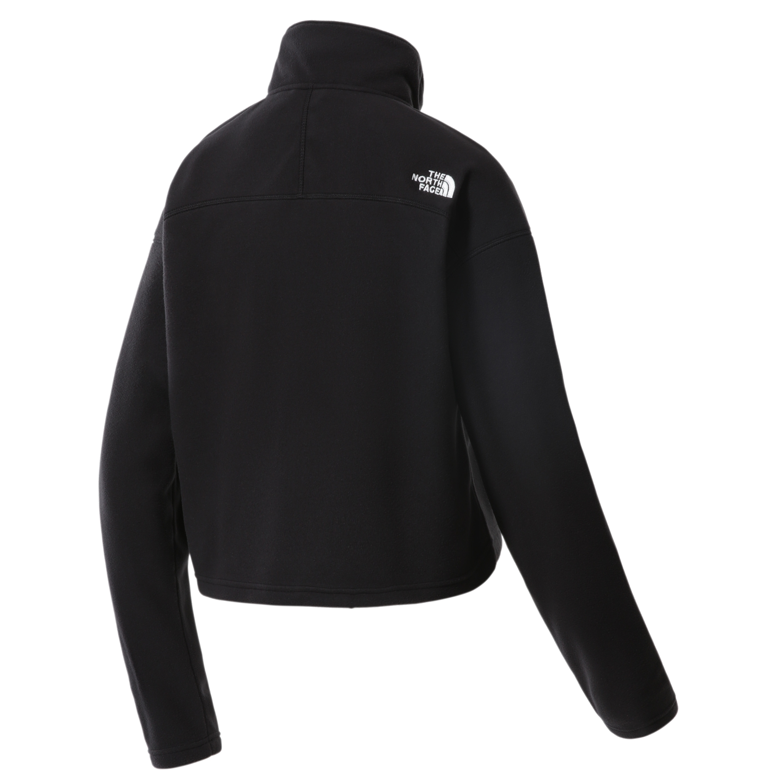 THE NORTH FACE W 100 GLACIER CROPPED 1/4 ZIP TNF BLACK – Bild 2