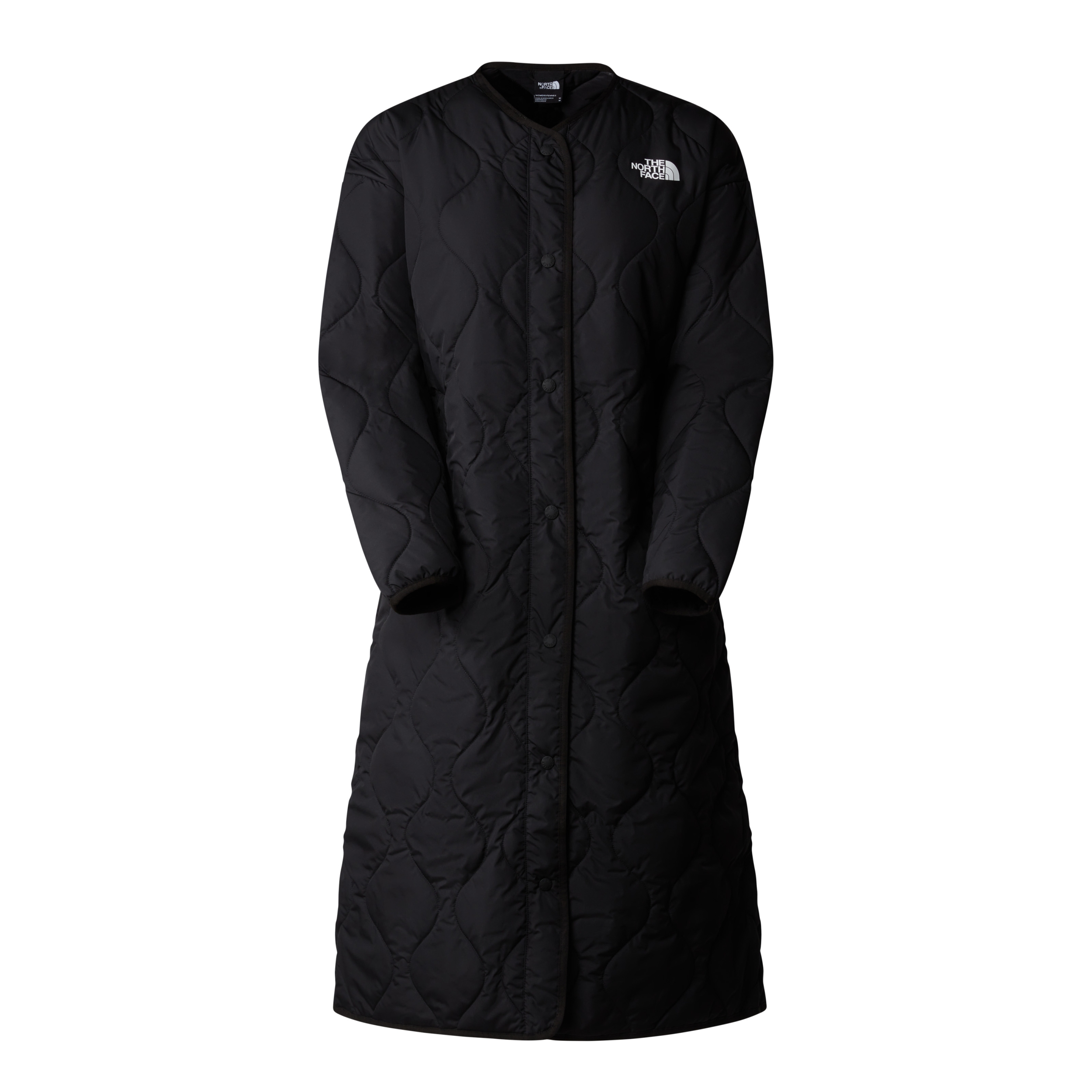 THE NORTH FACE W AMPATO QUILTED LINER LONG TNF BLACK