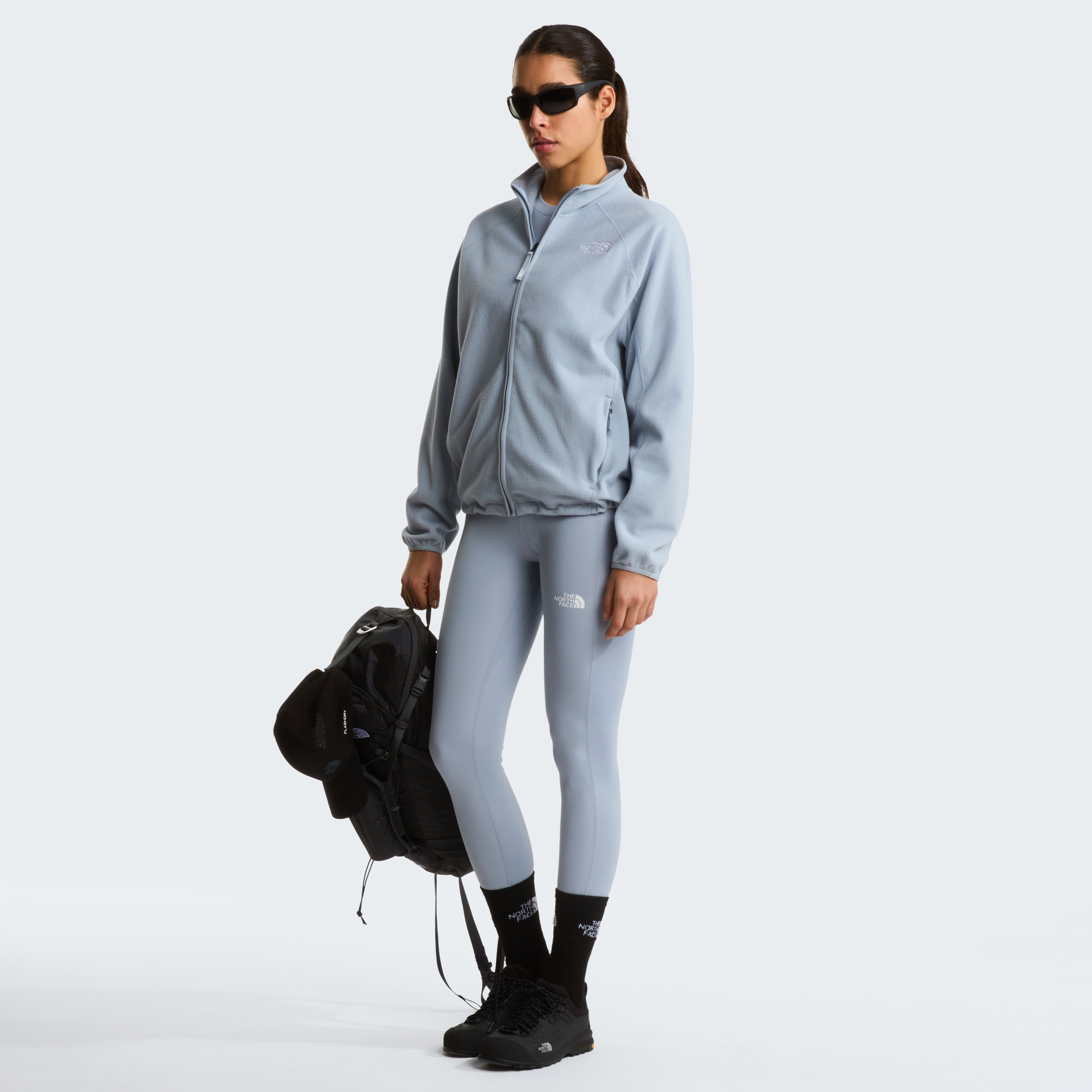 THE NORTH FACE W OXARA FULL ZIP FLEECE FROST GREY – Bild 3