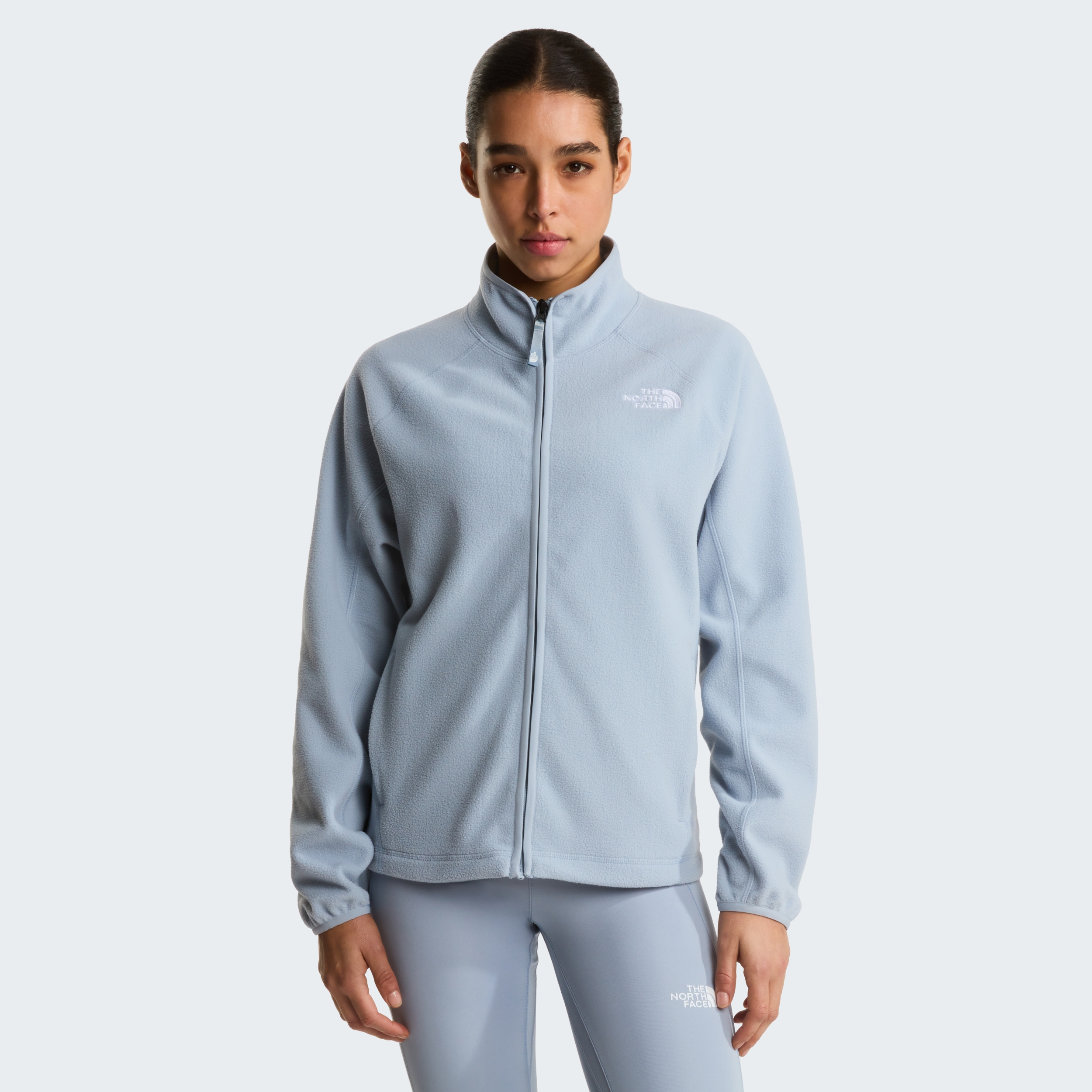 THE NORTH FACE W OXARA FULL ZIP FLEECE FROST GREY – Bild 7