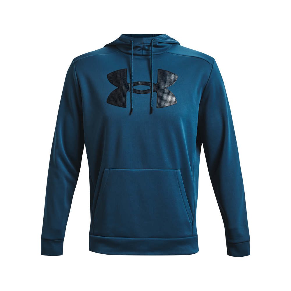 UNDER ARMOUR UA ARMOUR FLEECE BIG LOGO HD PETROL BLUE