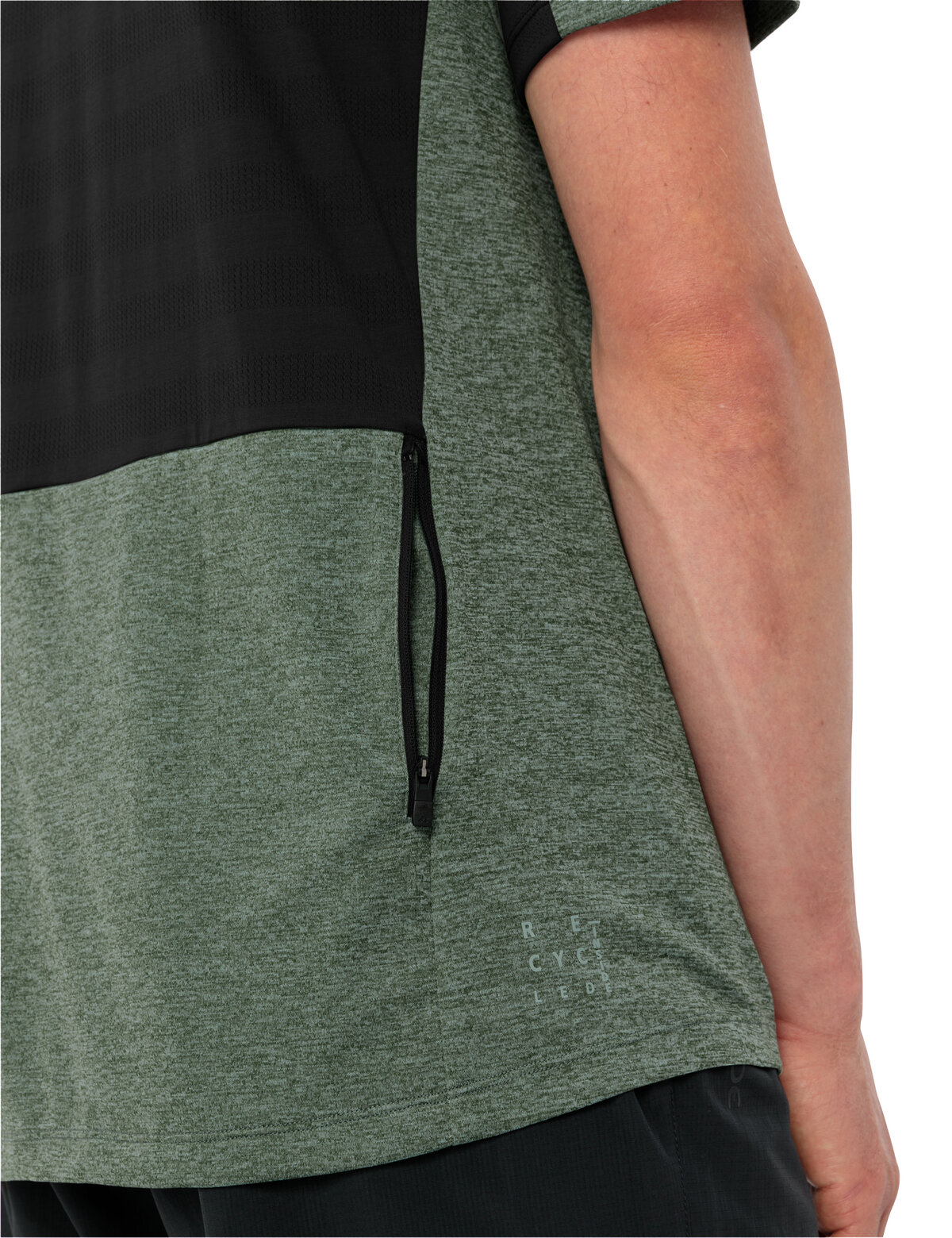 VAUDE Me Tamaro HZ Shirt IV BLACK/AGAVE – Bild 5