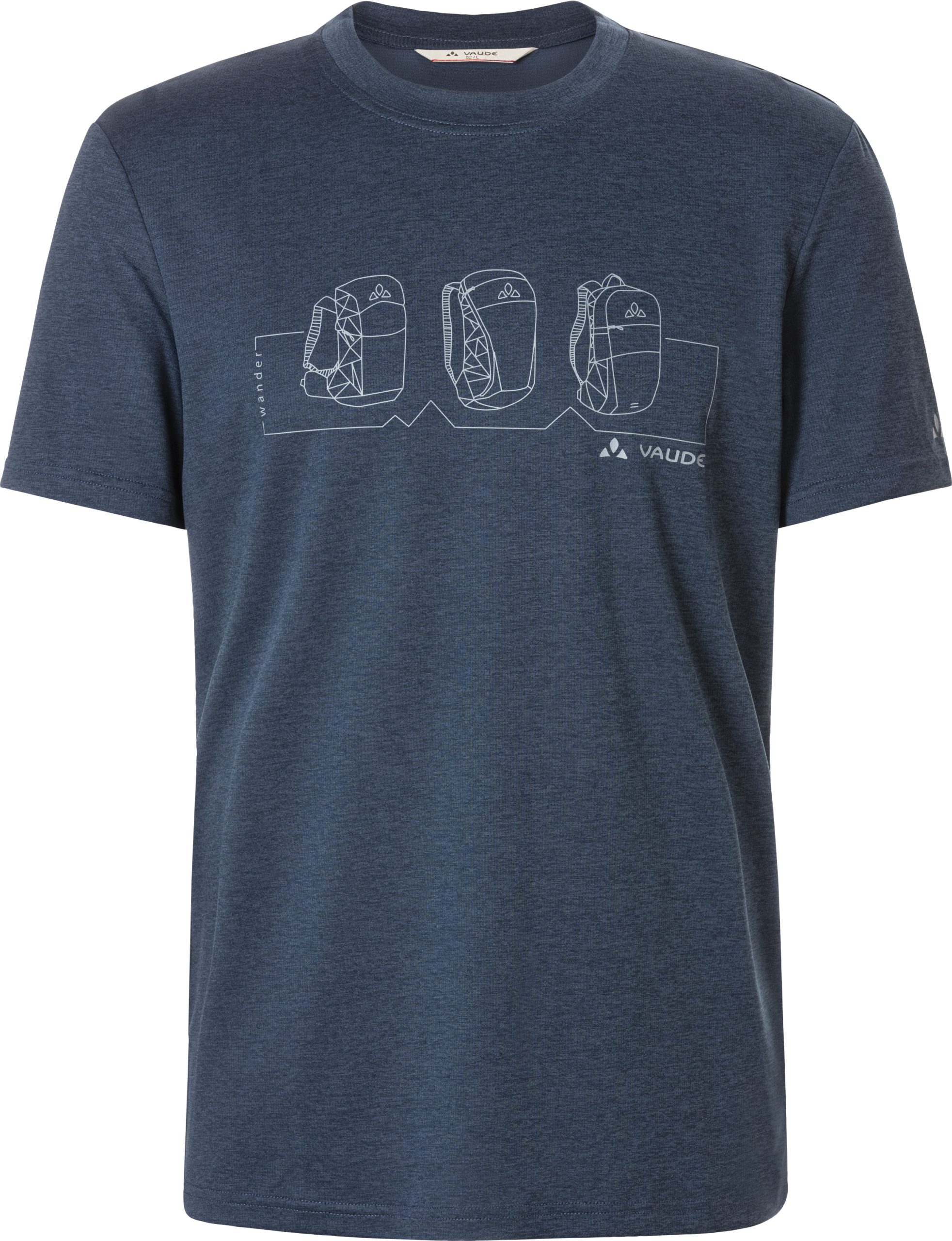 VAUDE SE Me Veny Print T-Shirt DARK SEA