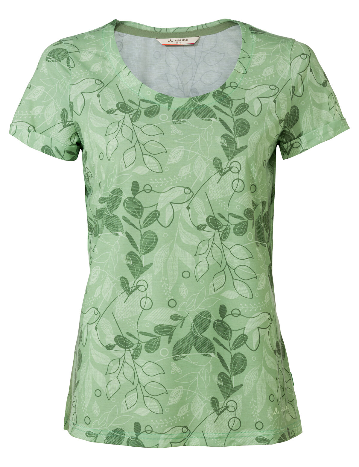 VAUDE Wo Skomer AOP T-Shirt WILLOW GREEN
