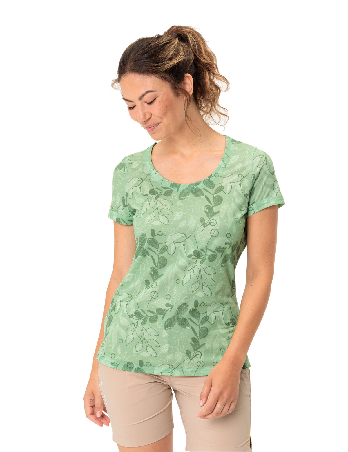 VAUDE Wo Skomer AOP T-Shirt WILLOW GREEN – Bild 3