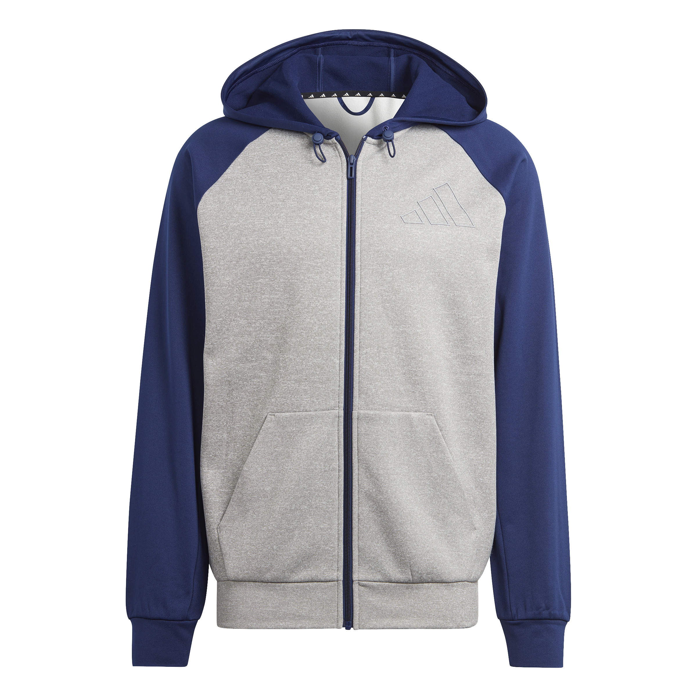 ADIDAS M GG BL FZ HD MGREYH/DKBLUE – Bild 2