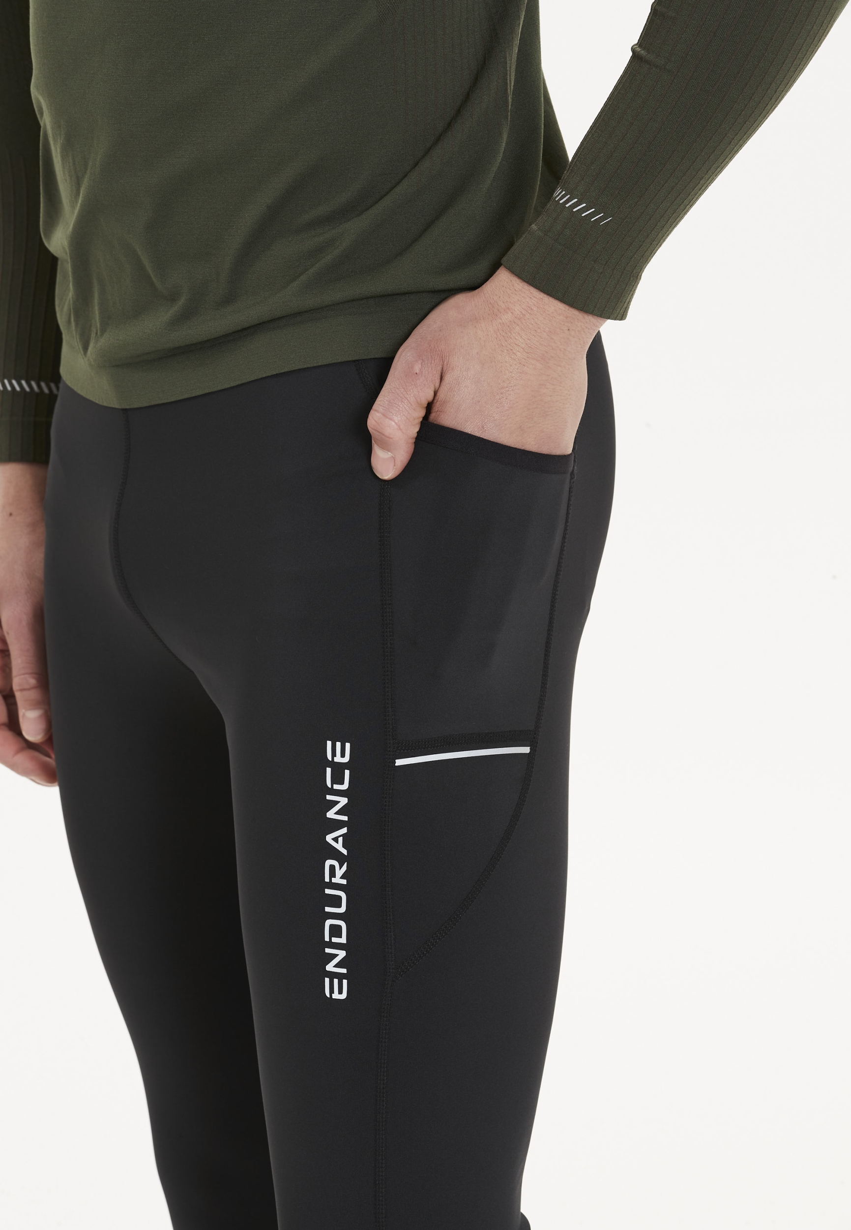 ENDURANCE Energy V2 M 3/4 Tights BLACK – Bild 4