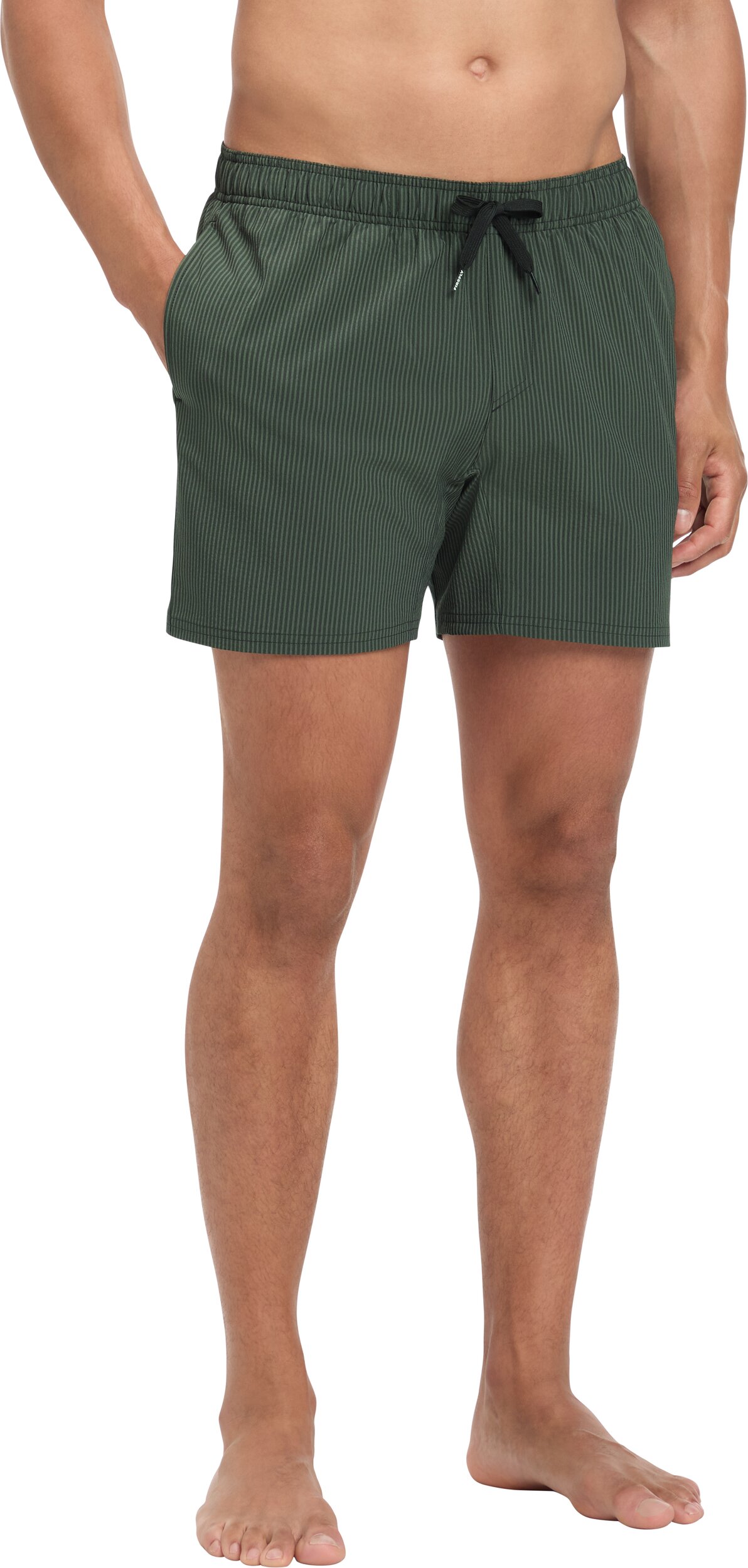 FIREFLY He.-Badeshorts Ken IV M Seersucker GREEN DARK – Bild 2