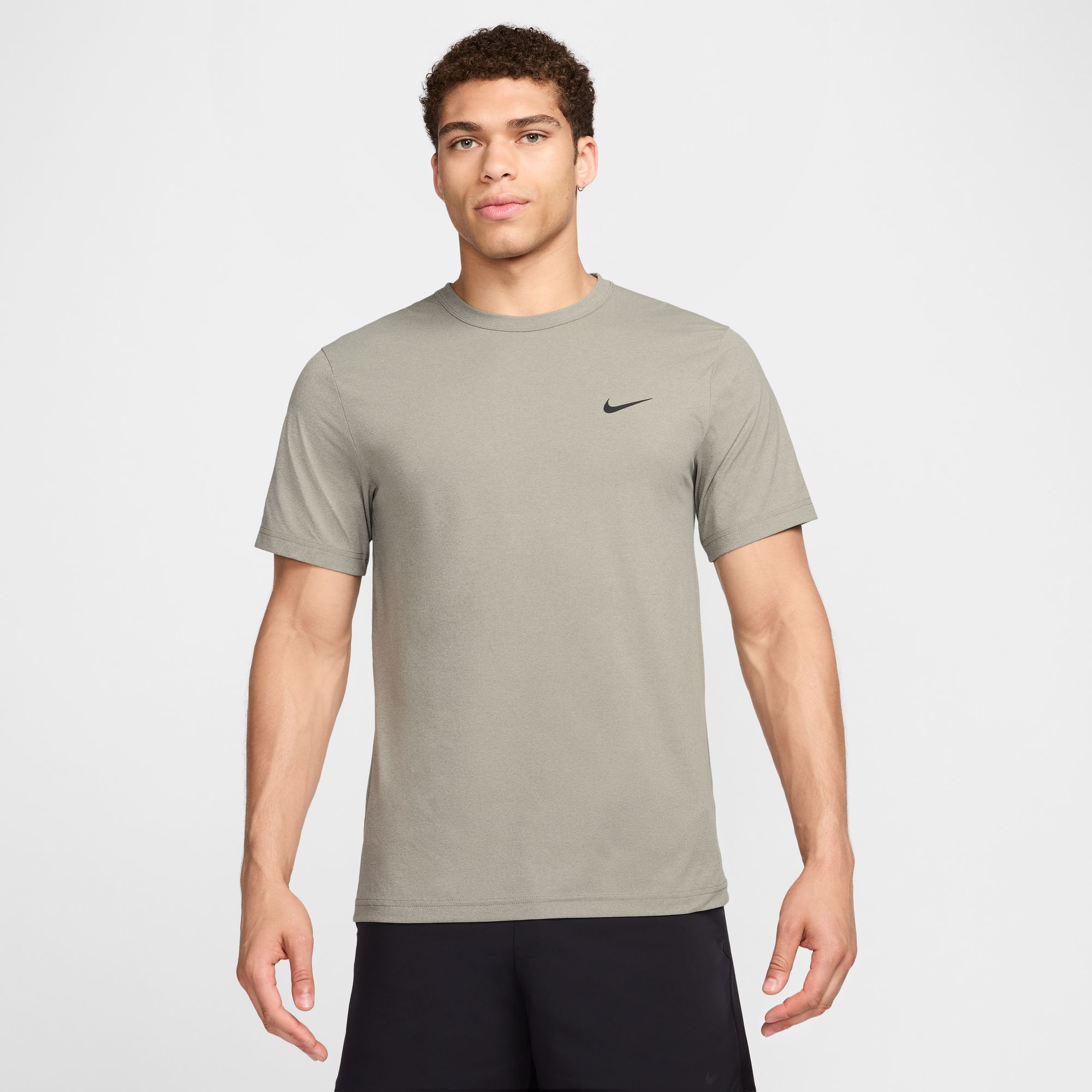 NIKE M NK DF UV HYVERSE SS DARK STUCCO/BLACK