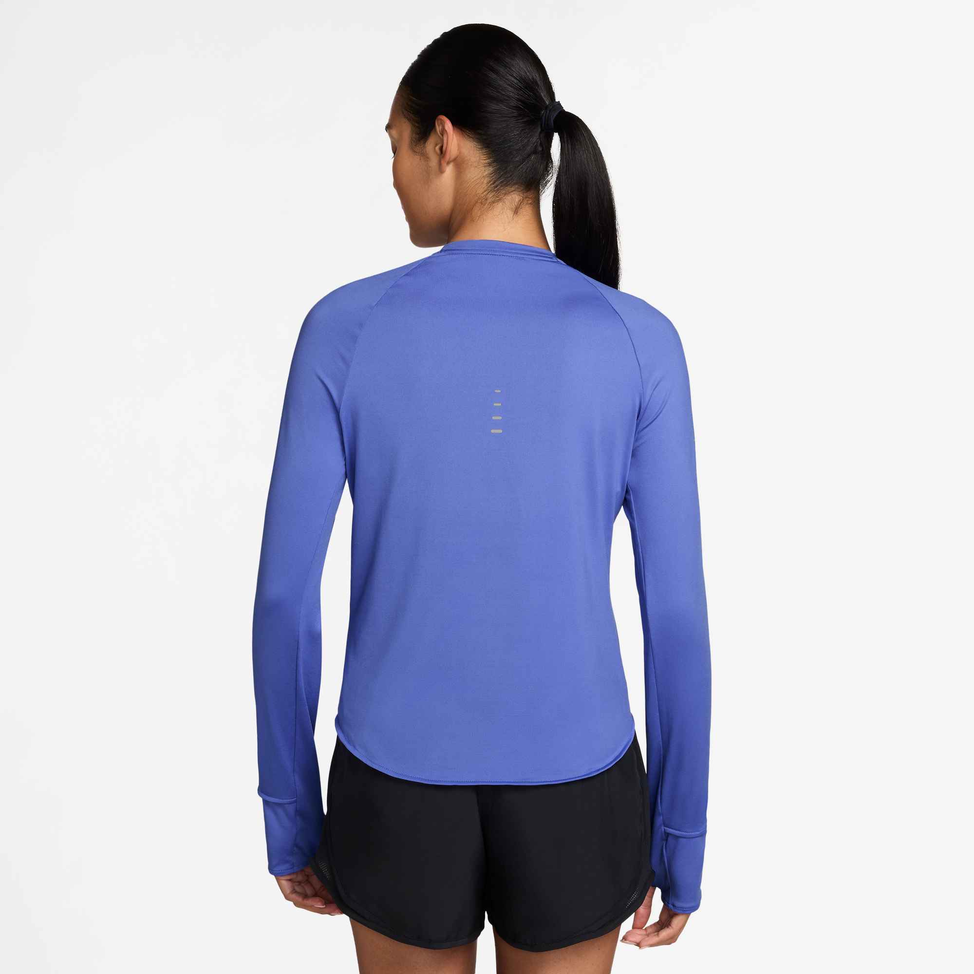 NIKE W NK SWIFT DF UV LS CRW SAPPHIRE/REFLECTIVE SILV – Bild 2