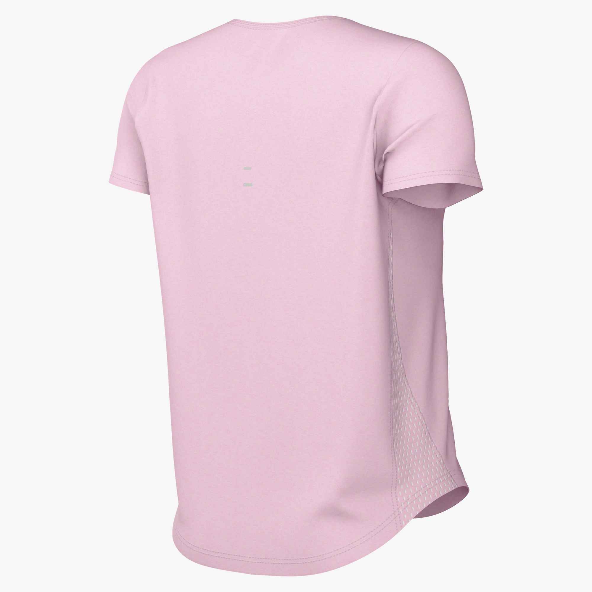 NIKE W NK TEMPO DF SS TOP PINK FOAM/REFLECTIVE SILV – Bild 4